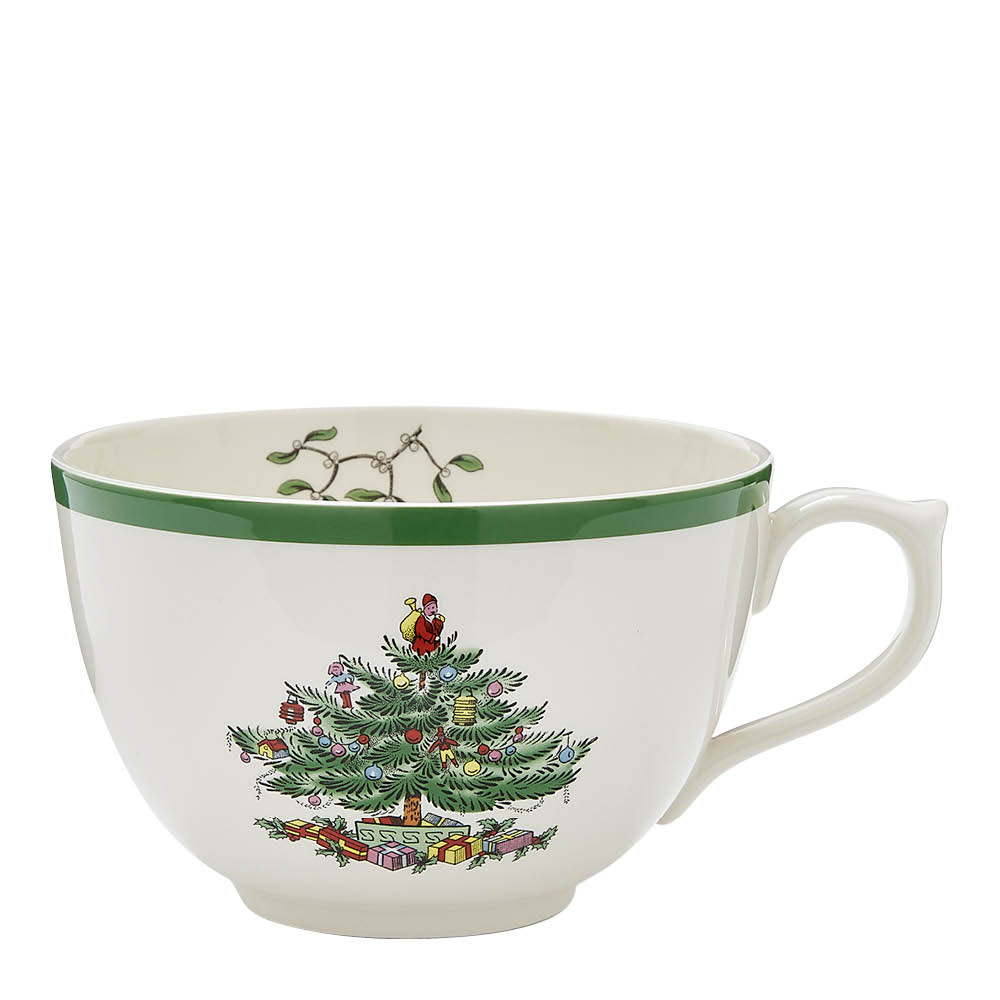 Spode Christmas Tree kopp og coaster-sett 34 cl