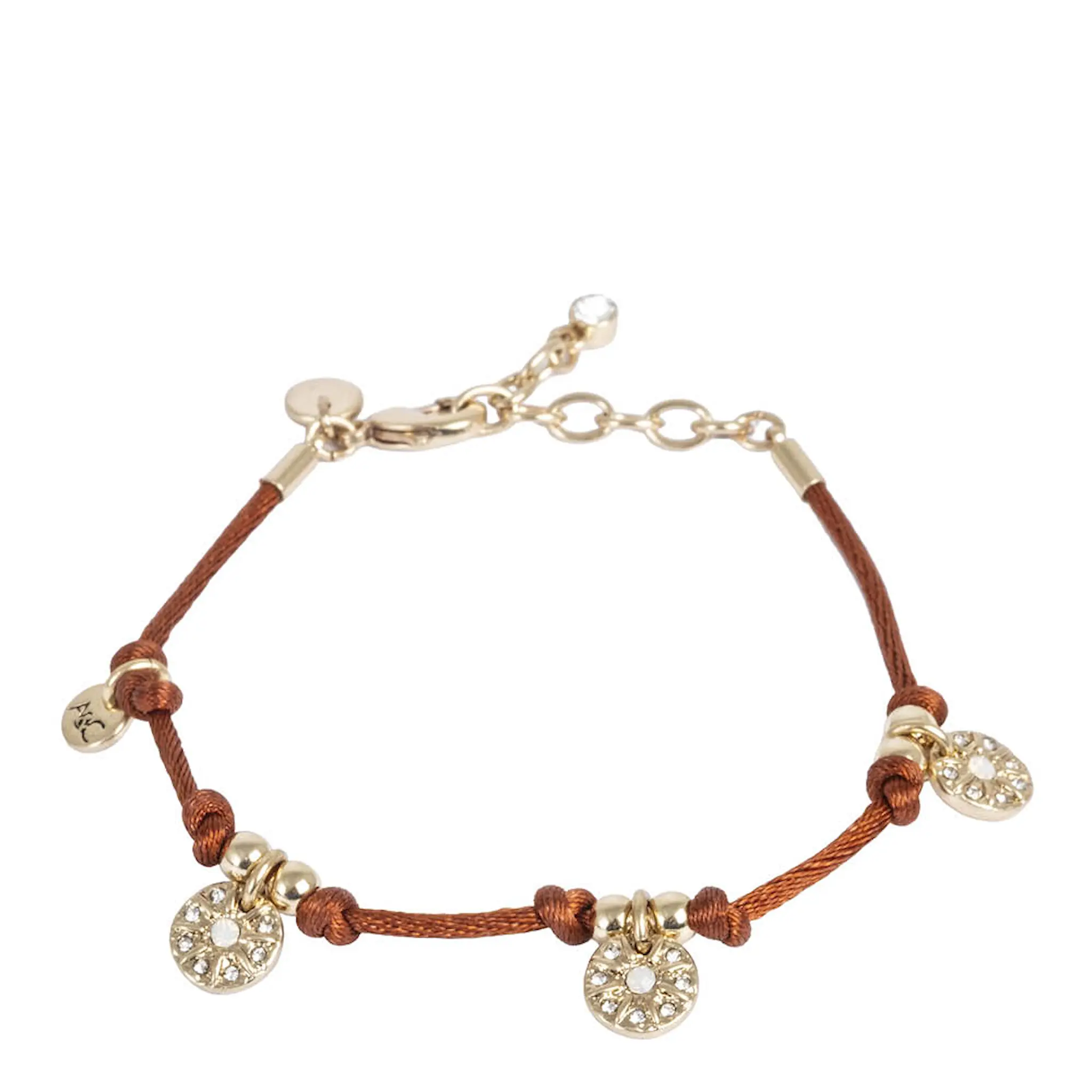A&C Oslo AS Solstice Gold armband 17 cm guld/orange