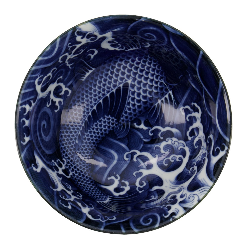 Tokyo Design Studio Japonism carp skål small tayo 12,7 cm blue