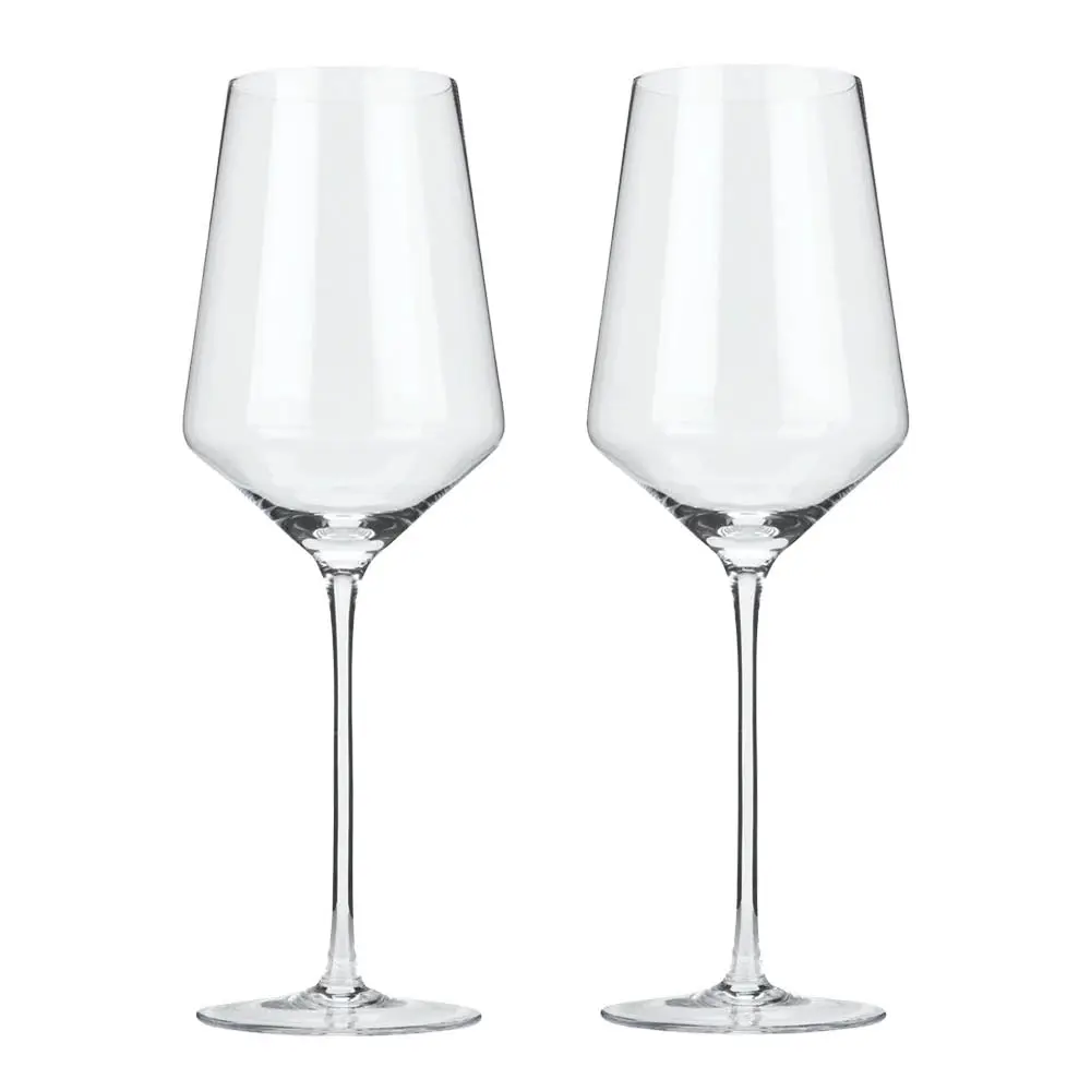 Raye vinklet bordeauxglass i krystall 47 cl 2 stk