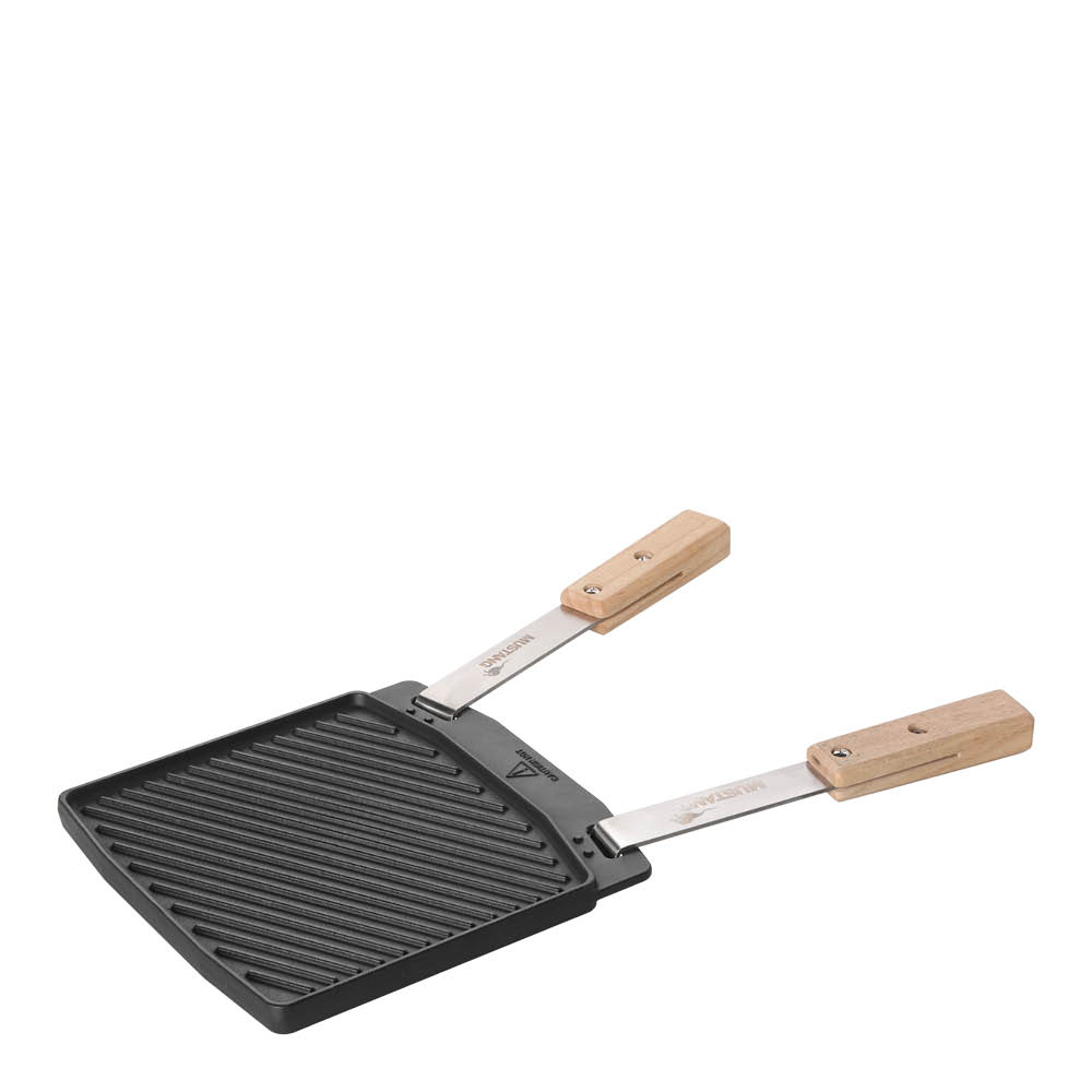 Mustang Valurautainen grillilevy kaksipuolinen 25x25 cm