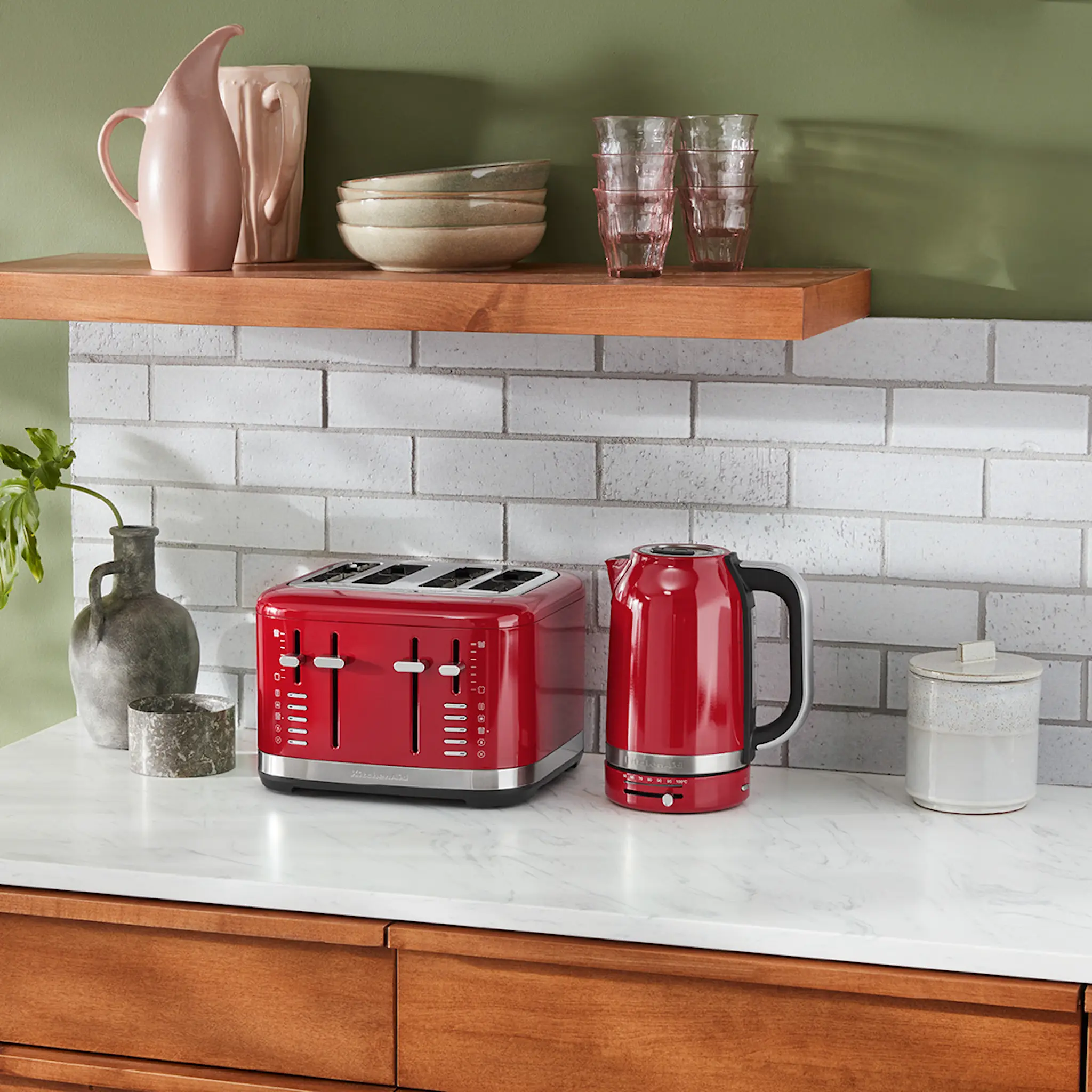 KitchenAid KitchenAid Brödrost 4 skivor 5KMT4109EER Empire Red