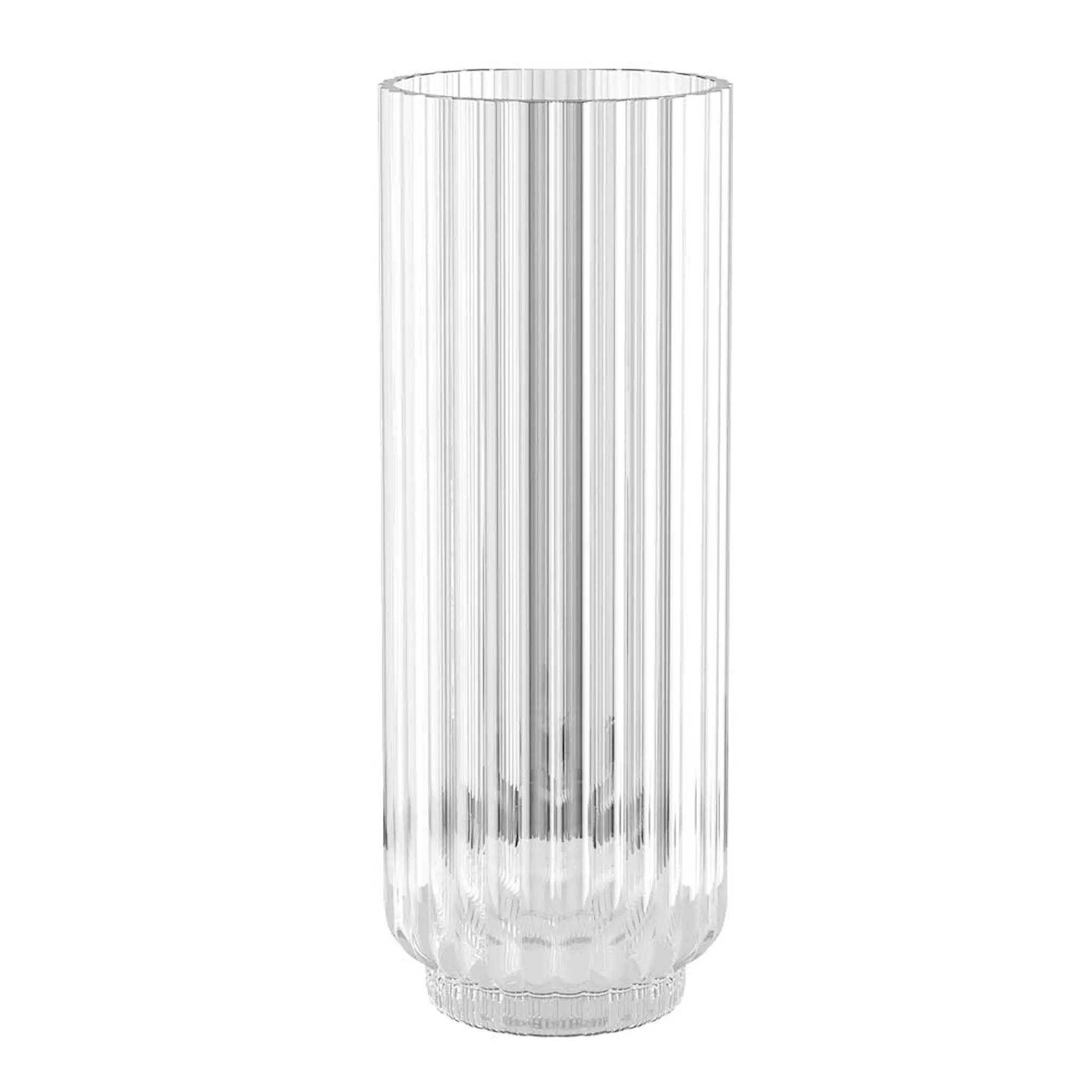 Georg Jensen Bernadotte vase rund 22,5 cm glass