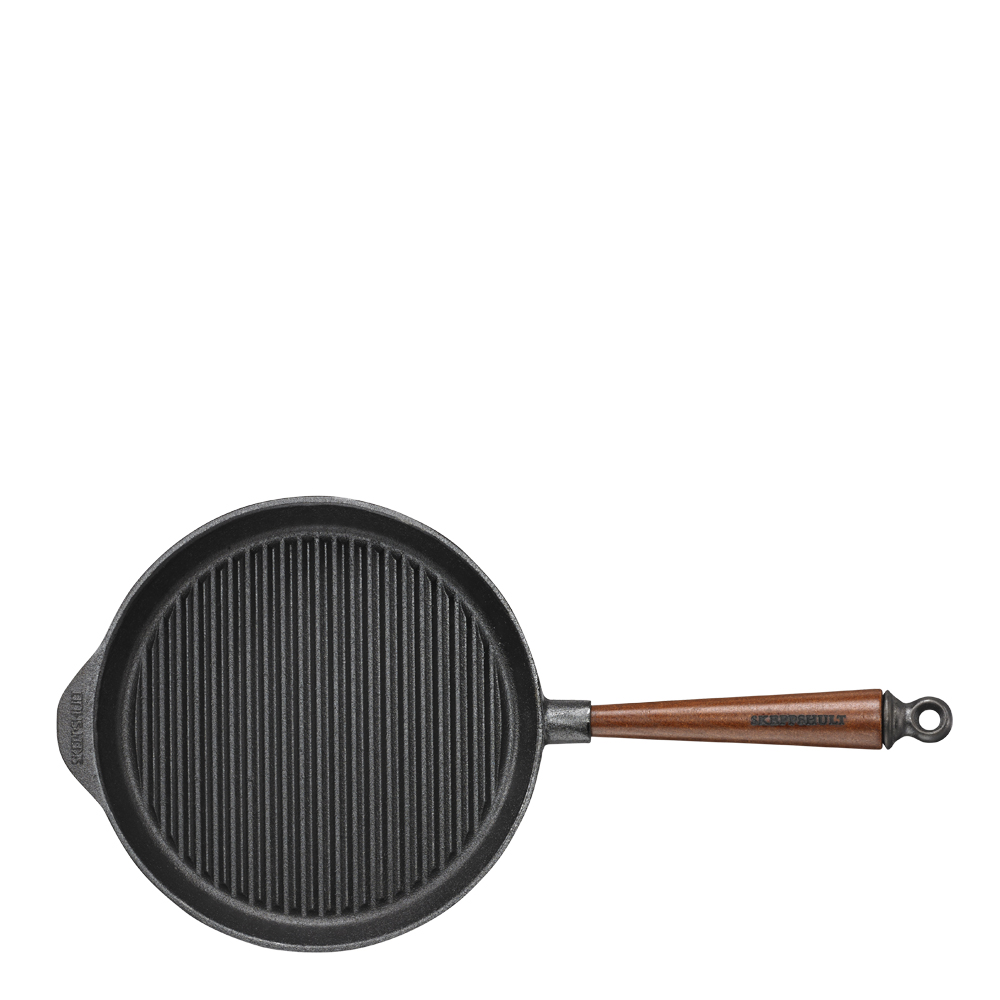Skeppshult Traditional grillpanne med trehåndtak 25 cm
