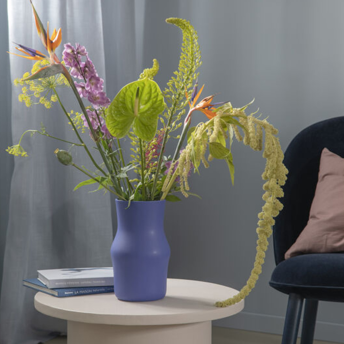 Gense Dorotea Vas 17x28 cm Iris Blue