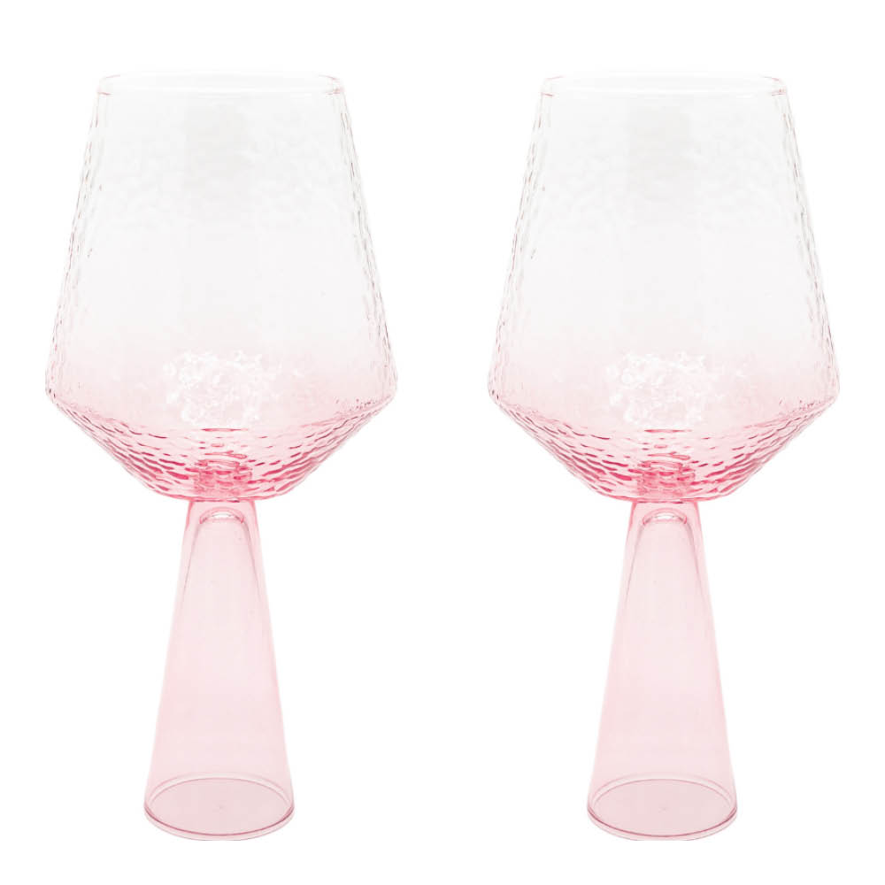 Brût Claude Viinilasi 10x21 cm 2 kpl Vaaleanpunainen