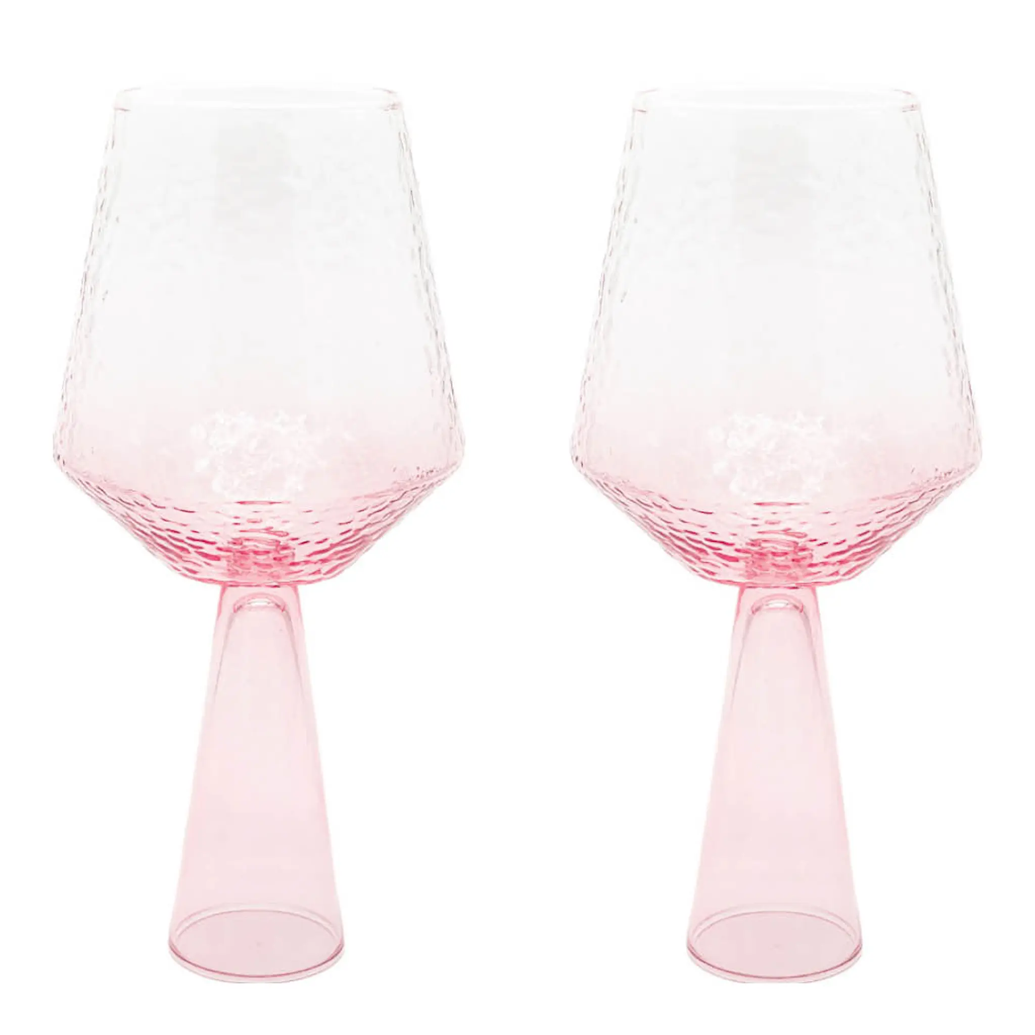Brût Claude Viinilasi 10x21 cm 2 kpl Vaaleanpunainen