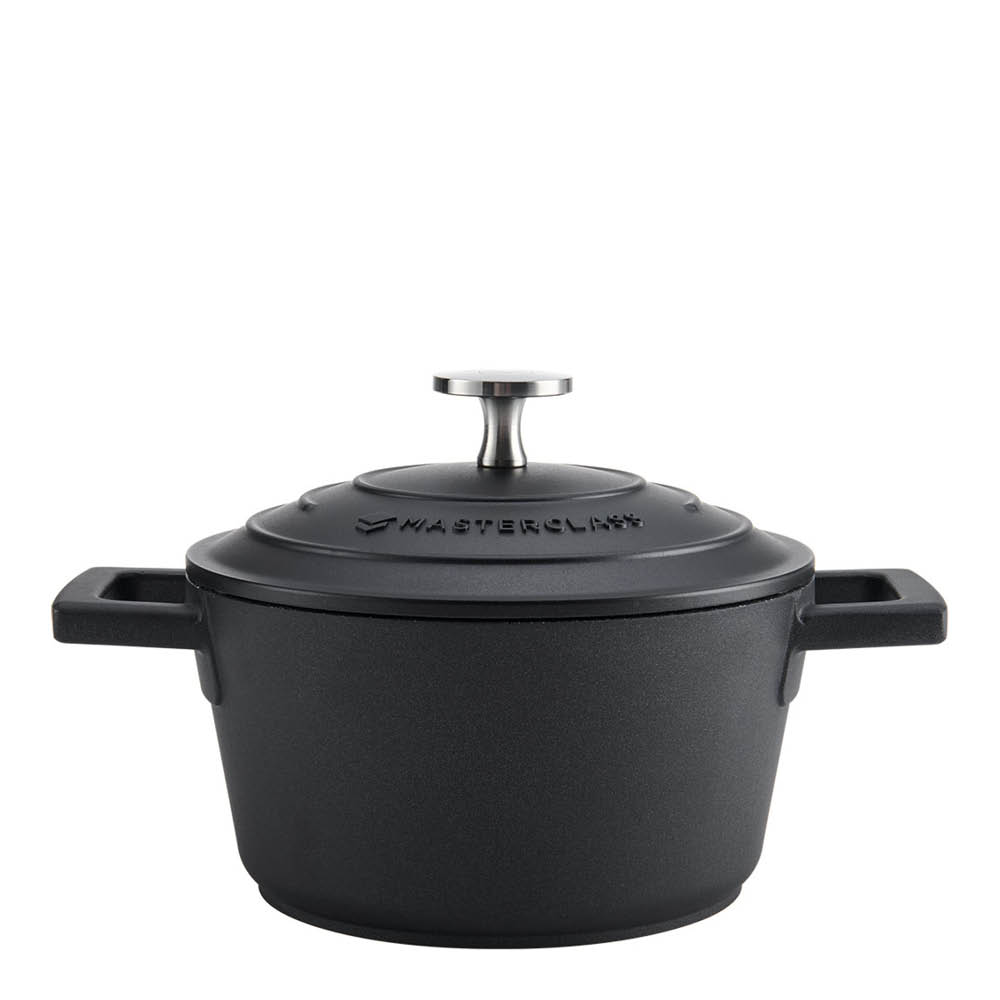 MasterClass Cast Aluminium Pata 1,4 L Musta
