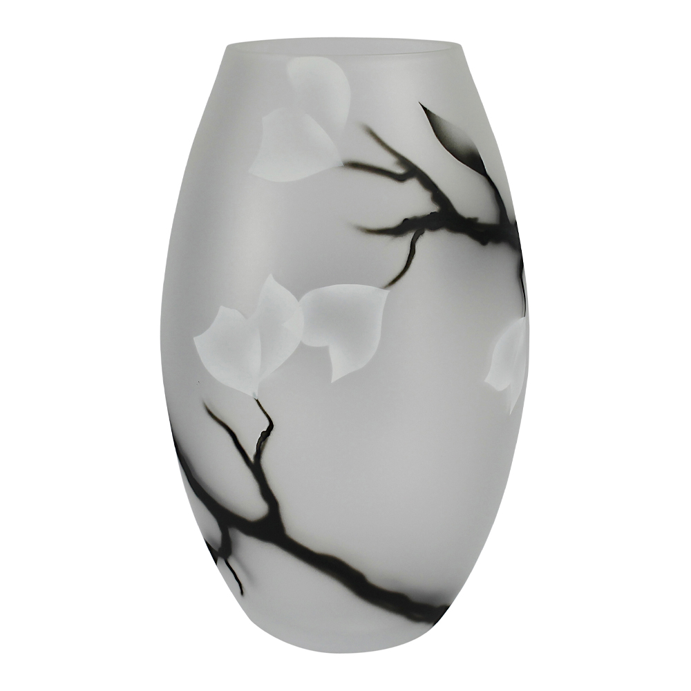 Nybro Crystal Nippon Maljakko 26 cm Frost