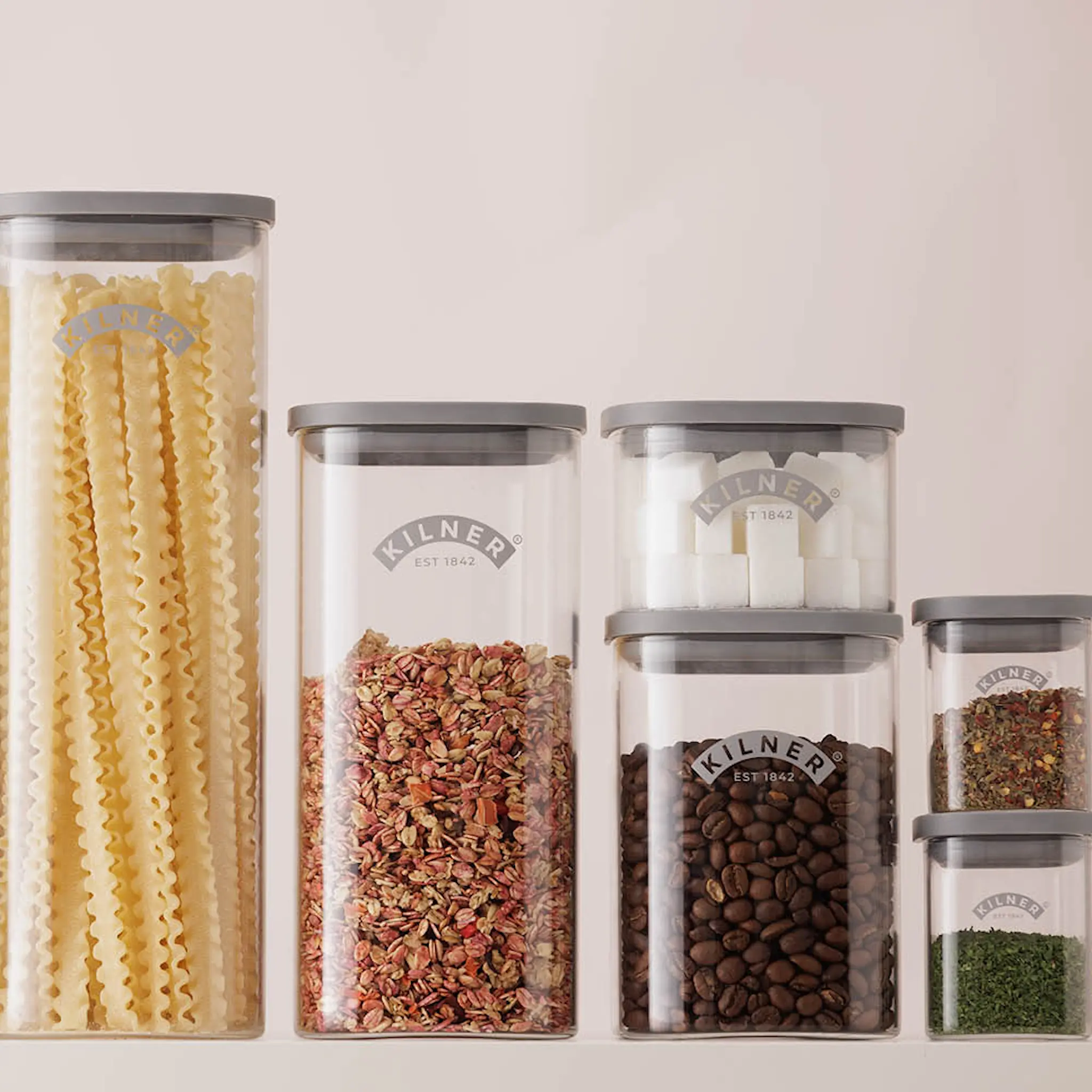 Kilner Fresh Maustepurkki 160 ml Lasi/Harmaa