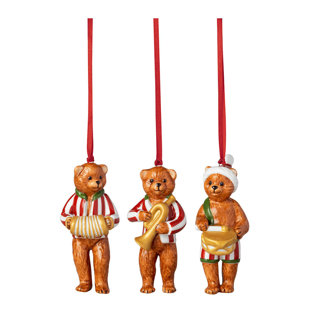 Villeroy & Boch Nostalgic Joulukoriste Nallet 19,5x14 cm 3 kpl