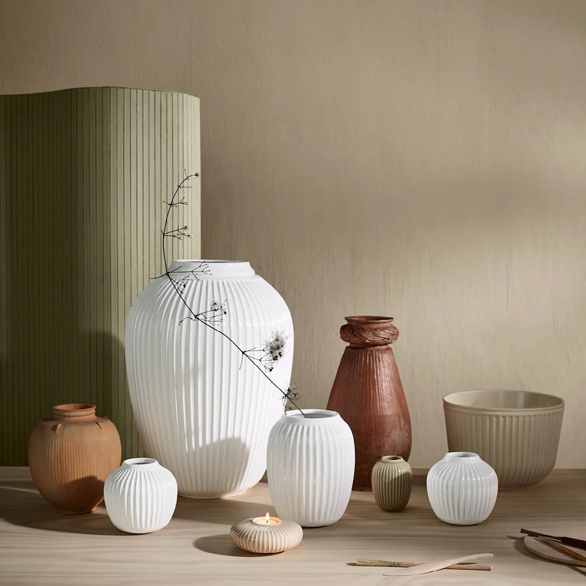 Kähler Hammershøi Ljusstake 5,5 cm Vit