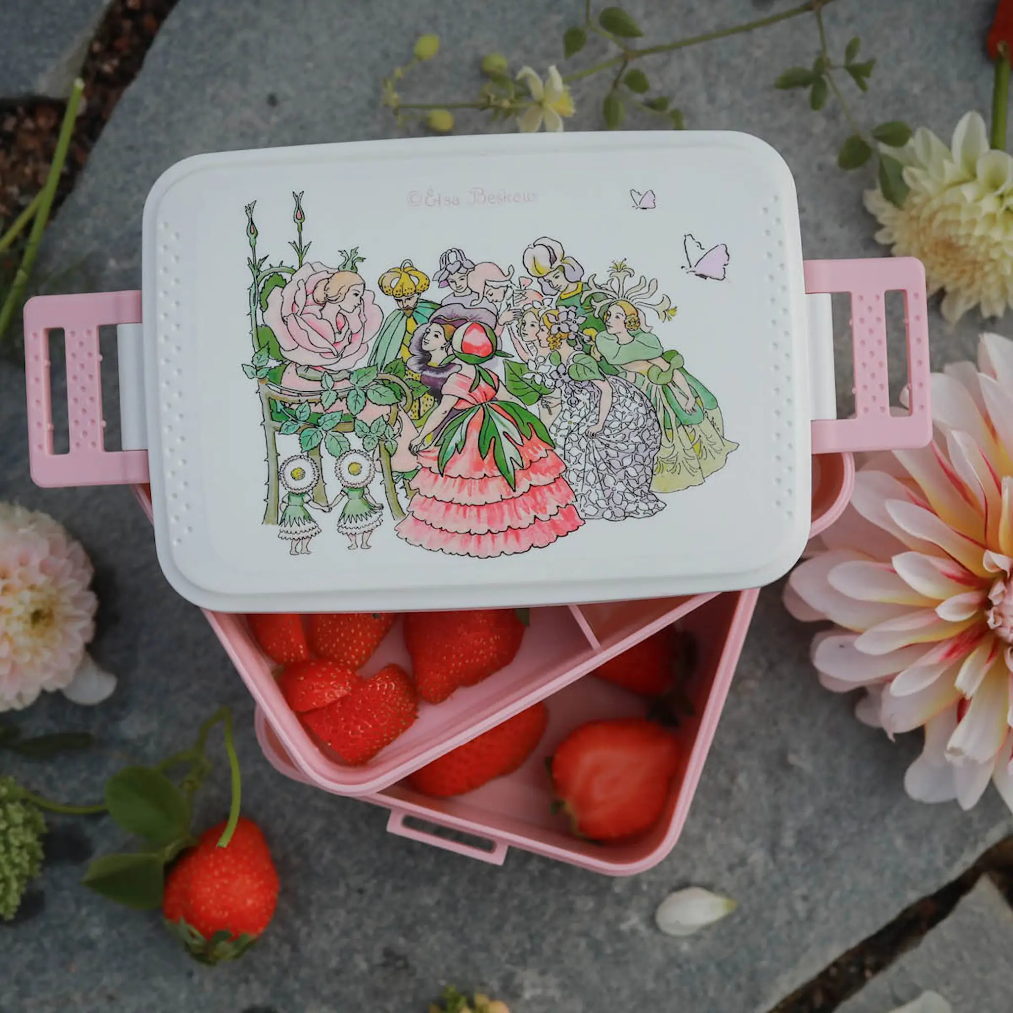 Rätt Start Elsa Beskow matlåda Blomsterfesten