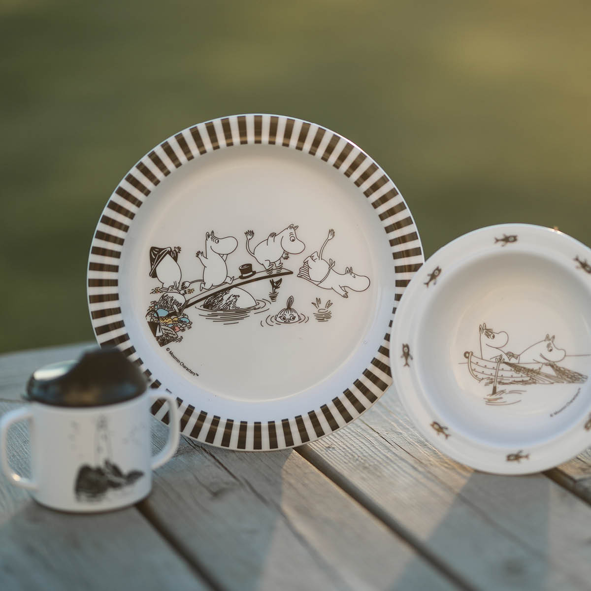 Rätt Start Mumin barnservis 3 delar Vatten & Bad