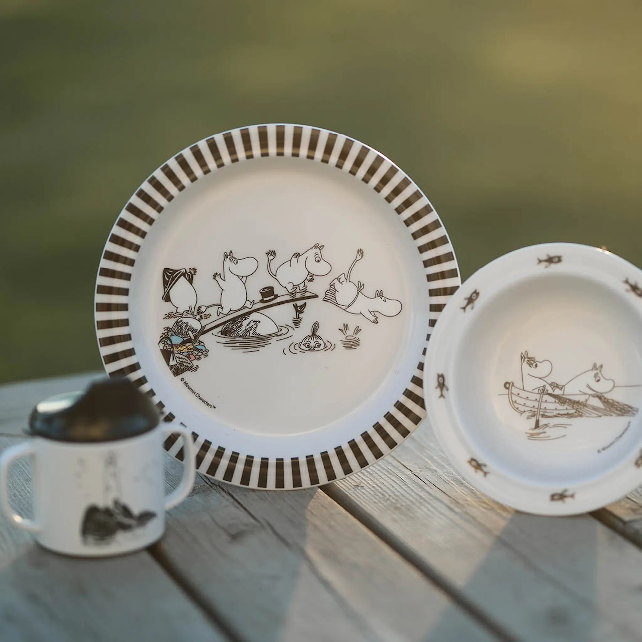 Rätt Start Mumin barnservis 3 delar Vatten & Bad