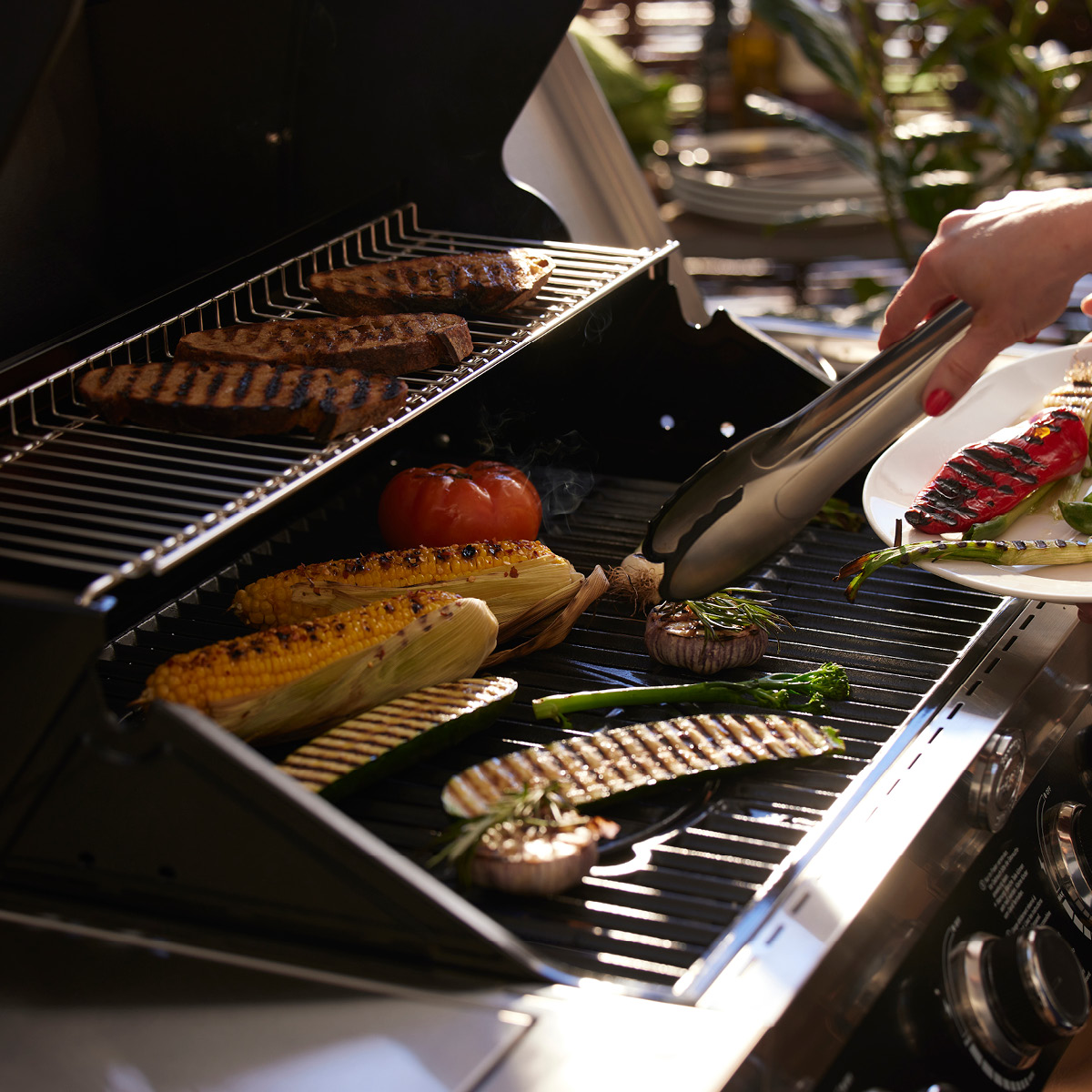 Rösle Videro G4-S Vario+ gasolgrill 20500W svart