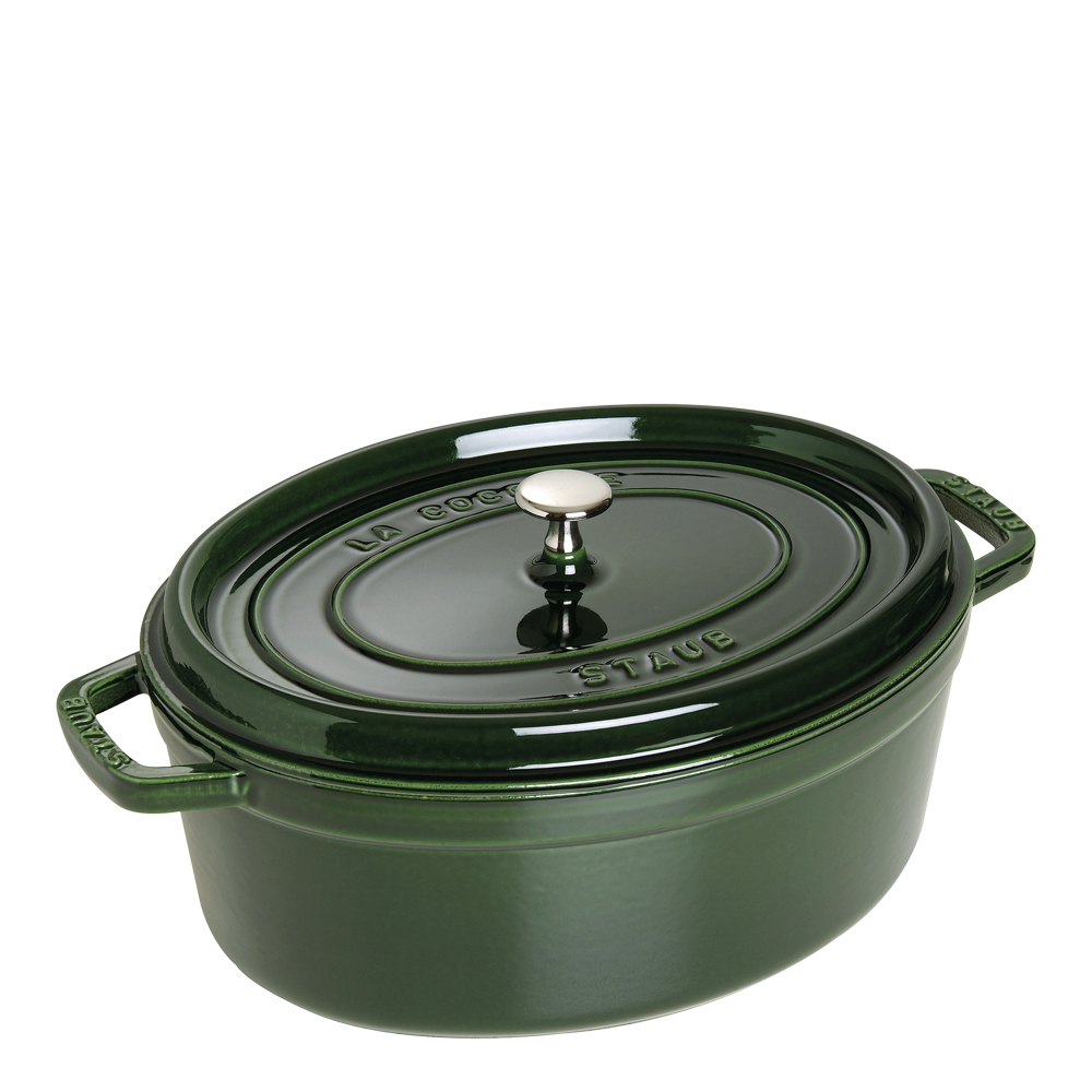 Staub - Valurautapata ovaali 6,7 L Vihreä