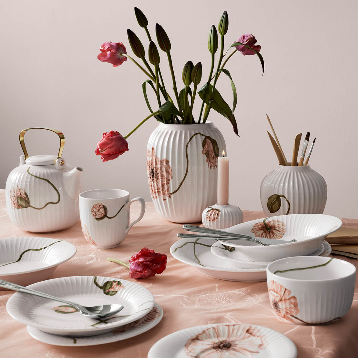 Kähler Hammershøi Poppy Tarjoiluastia 22,5x28,5 cm