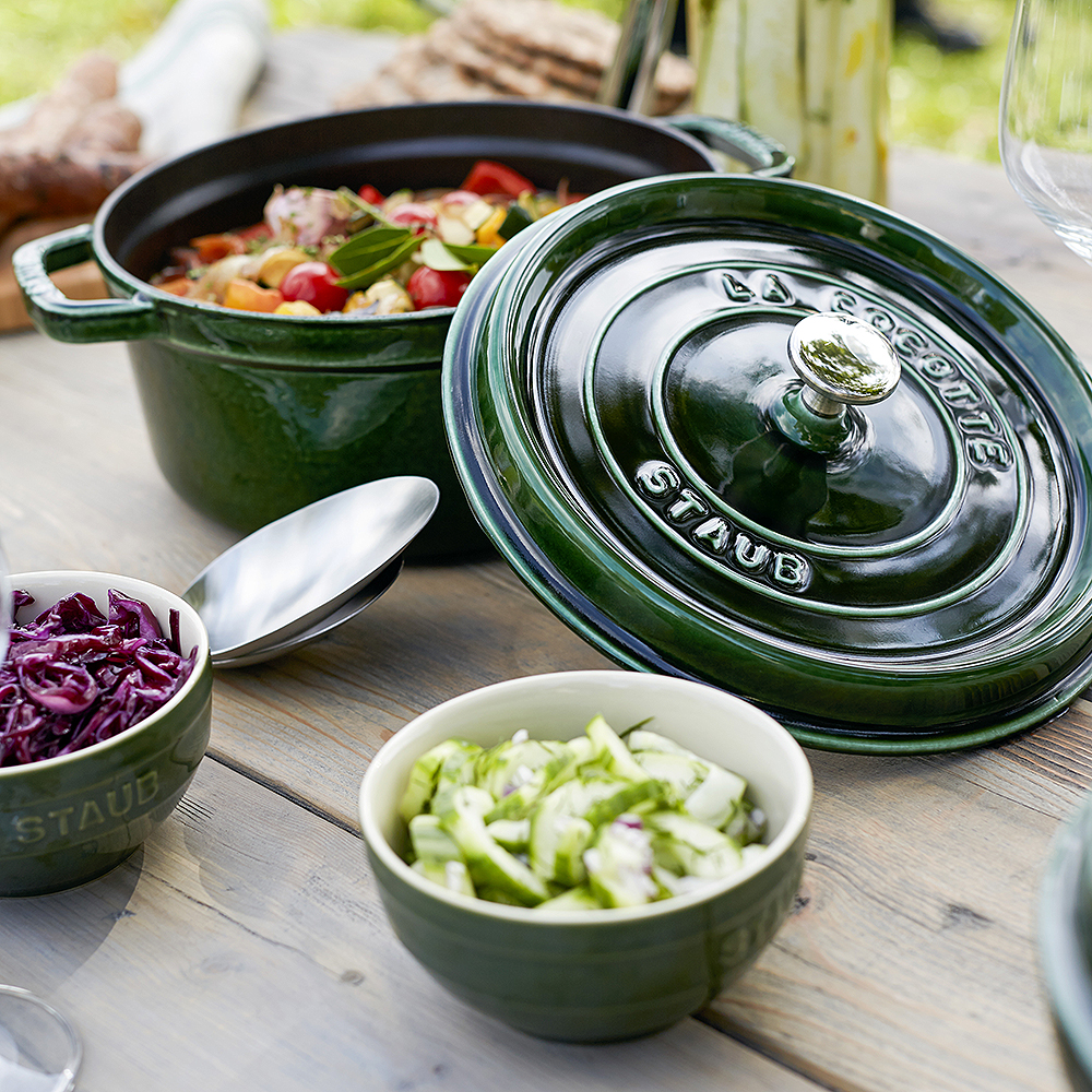 Staub Staub La Cocotte gryta 6,7 L rund Basil Green