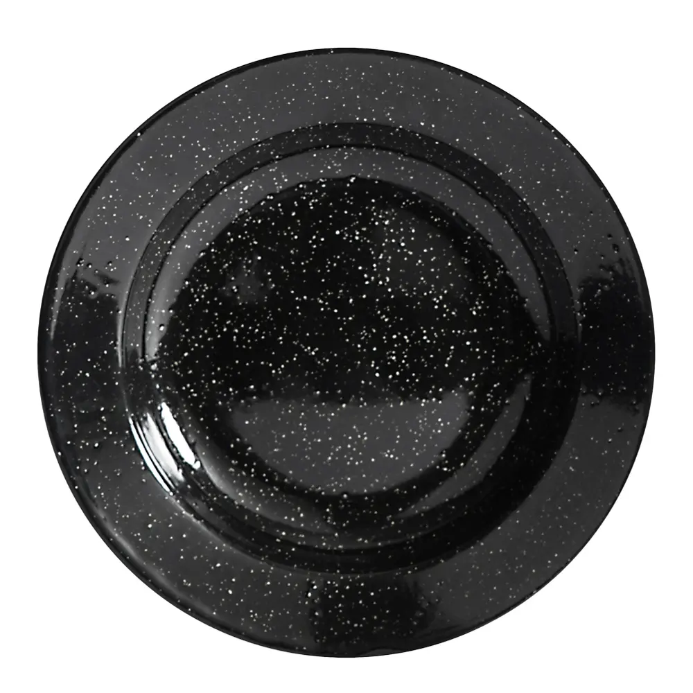 Doris Emalilautanen 20 cm Musta