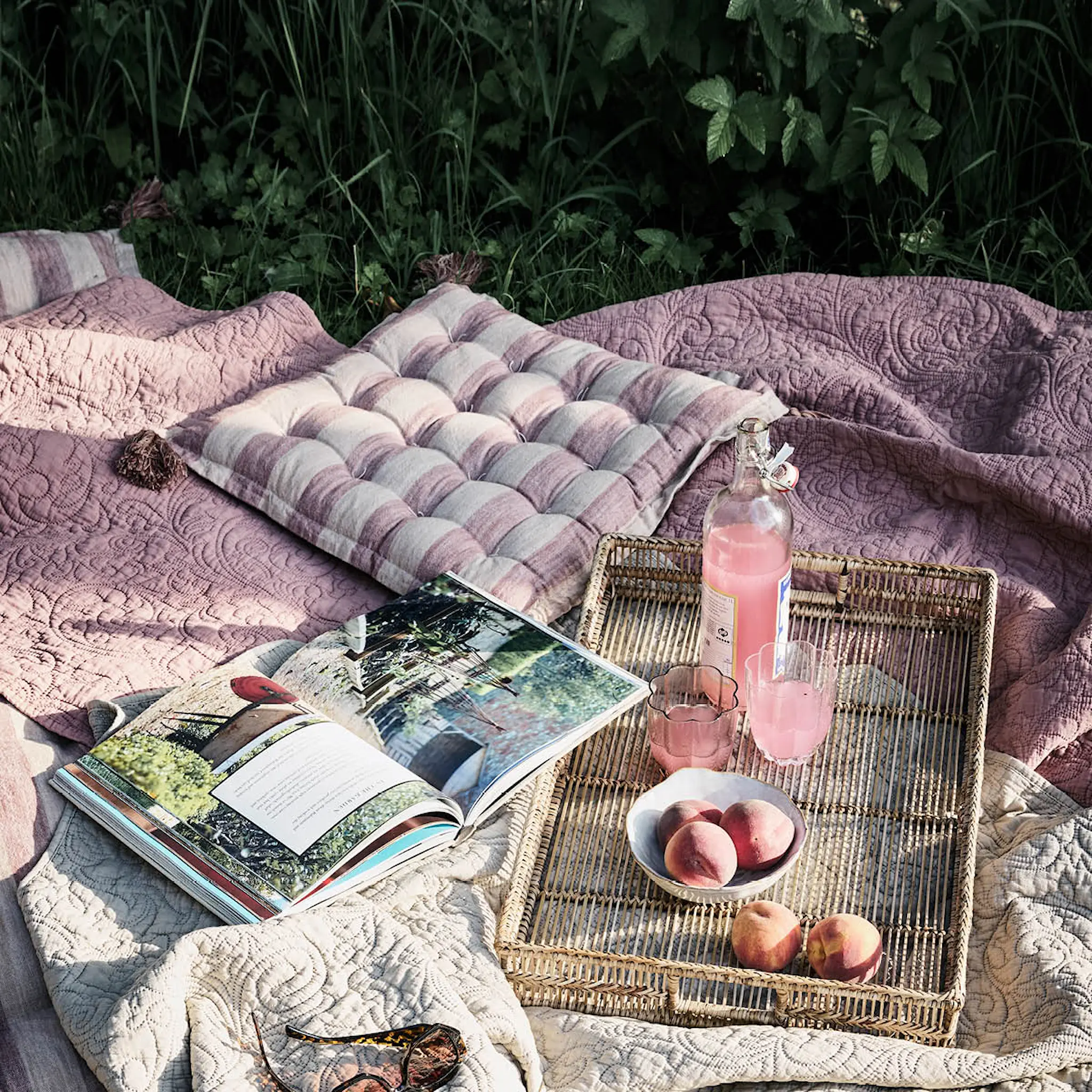 Lene Bjerre Felima sittepute 45x45 cm tigers eye/rose tan