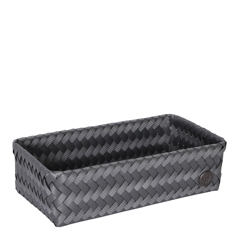 Handed By - Fit Double Tiny Säilytyskori 24x12x7 cm Dark Grey