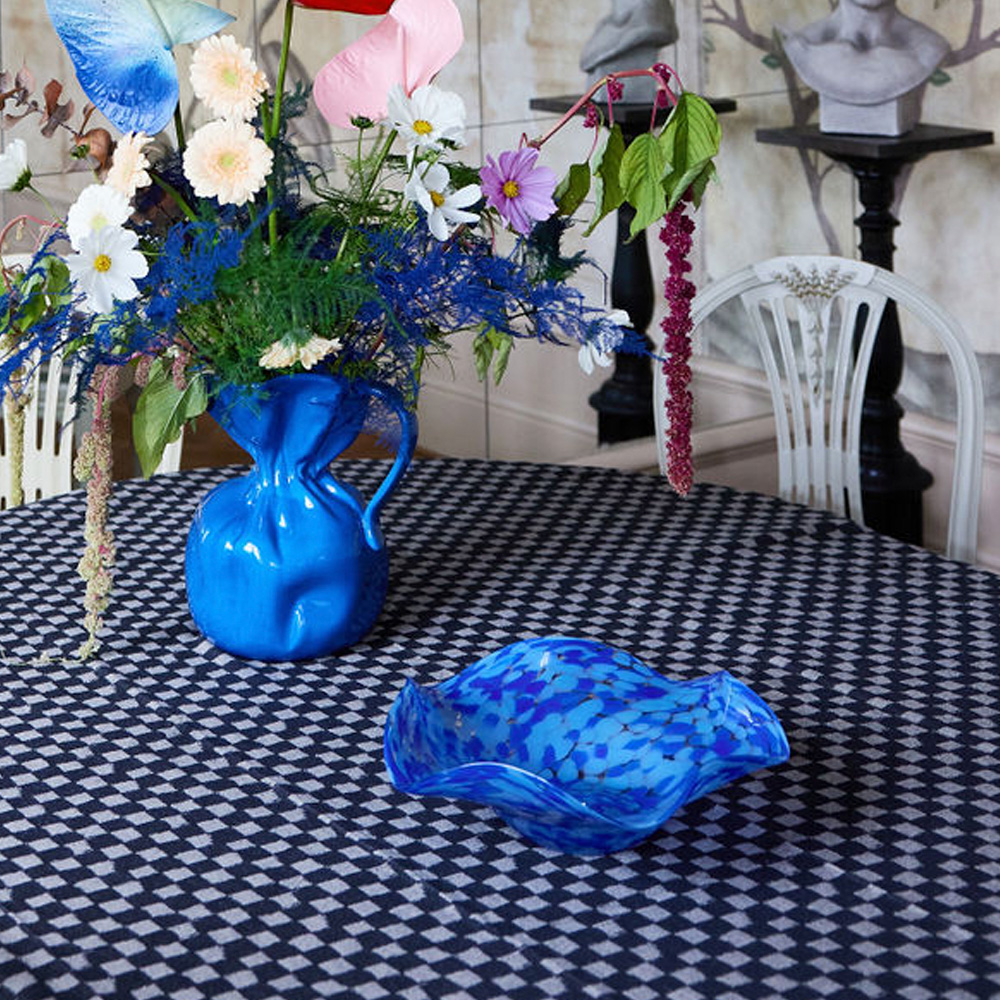 ByOn Cia Skål Böljande 30,5x30,5x11 cm Multi blå