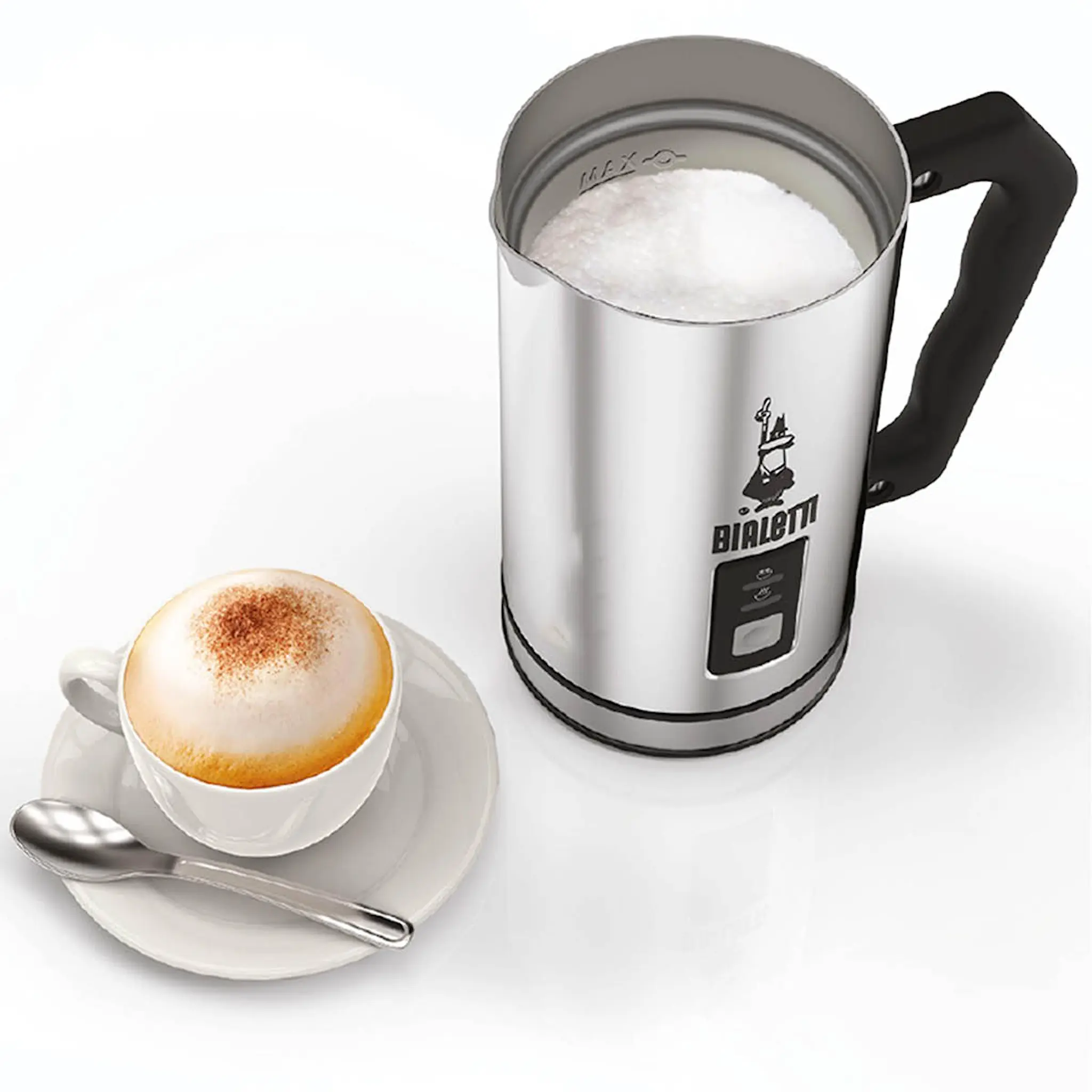 Bialetti Melkeskummer elektrisk 2 visper blank hover