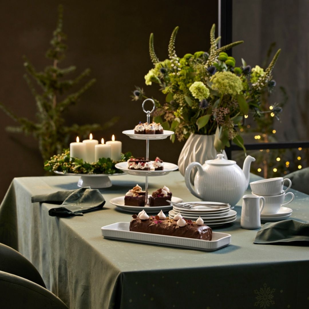 Pillivuyt Plissé skål til kopp 18 cl hvit