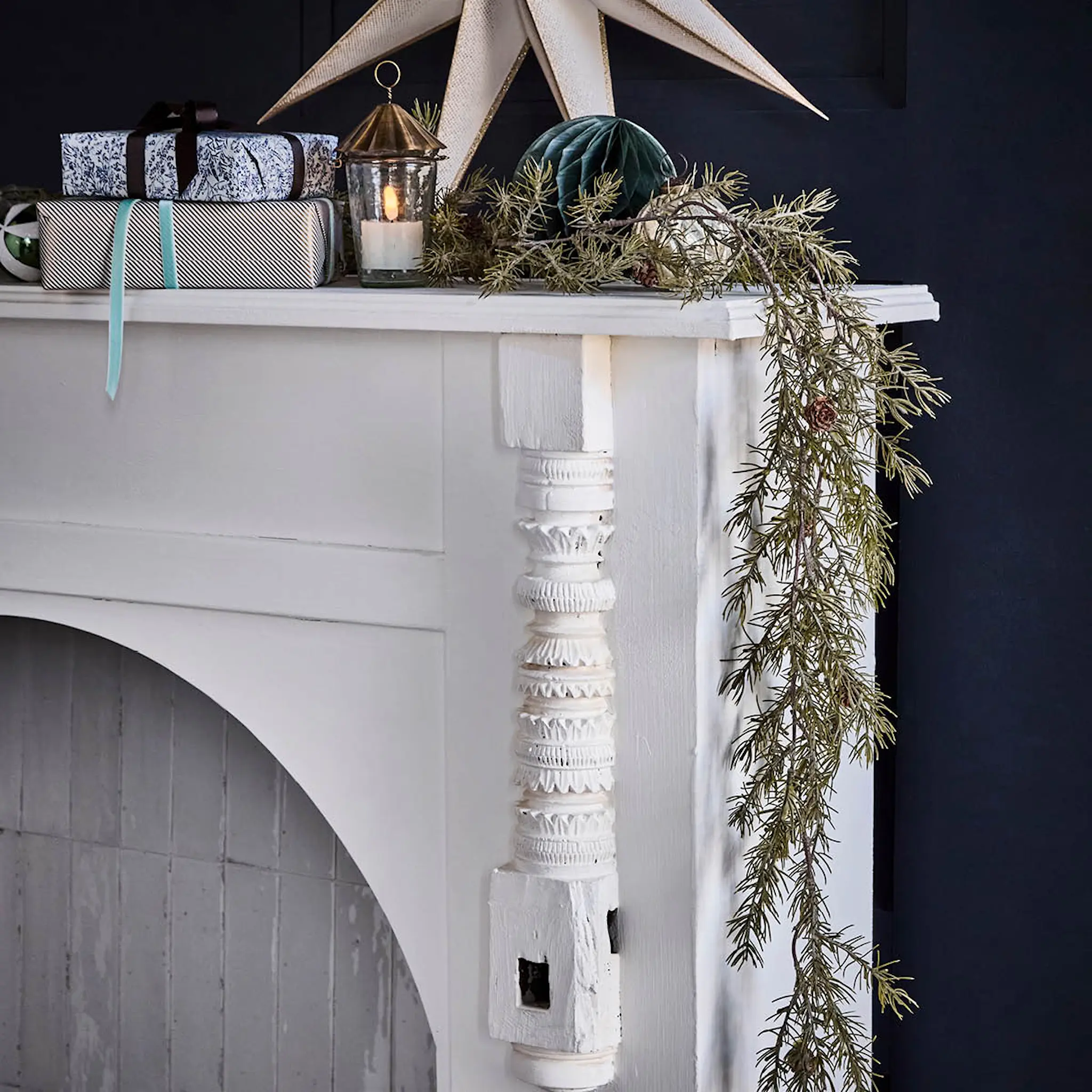 House Doctor Sertum girlang 185 cm grön