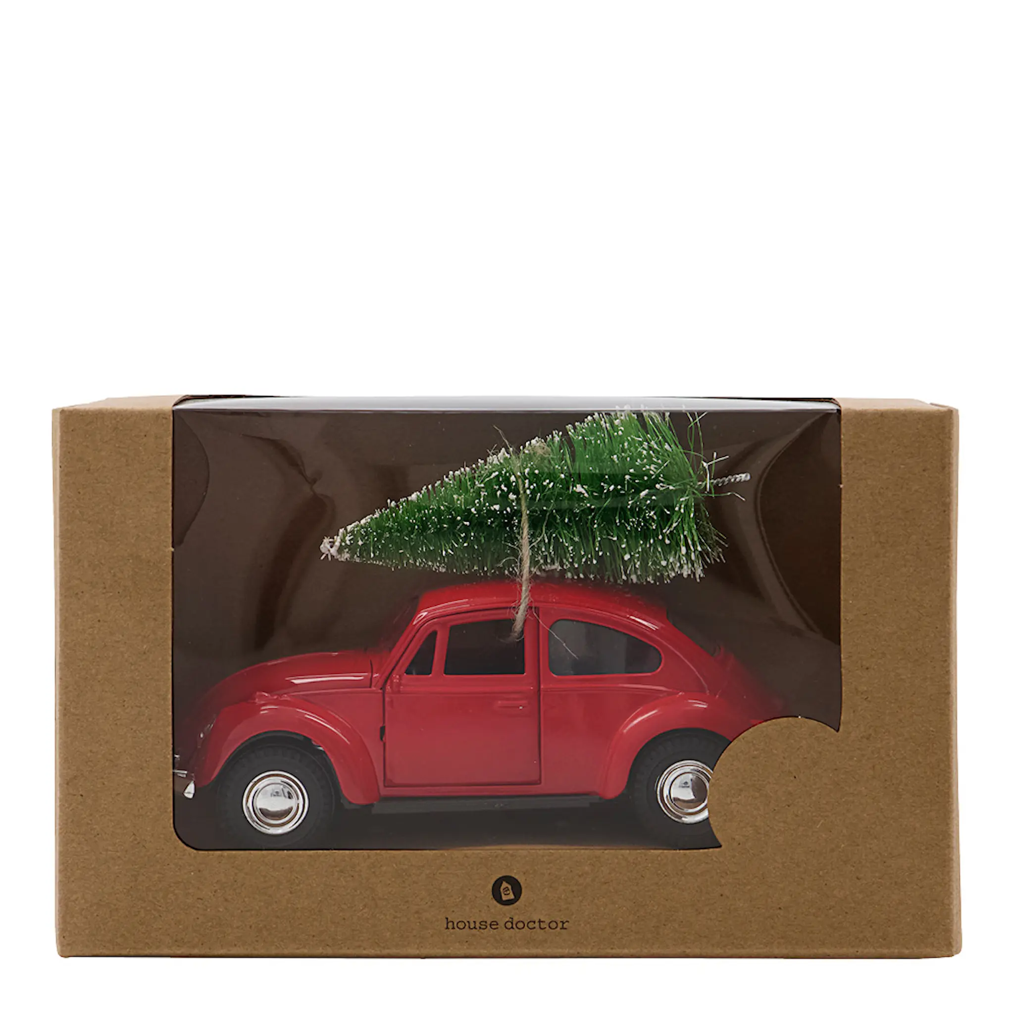 House Doctor Xmas Joulukoriste auto 12,5 cm Punainen