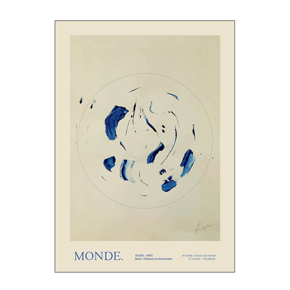 Poster & Frame - The Poster Club x Lucrecia Rey Caro Juliste 30x40 cm Le monde