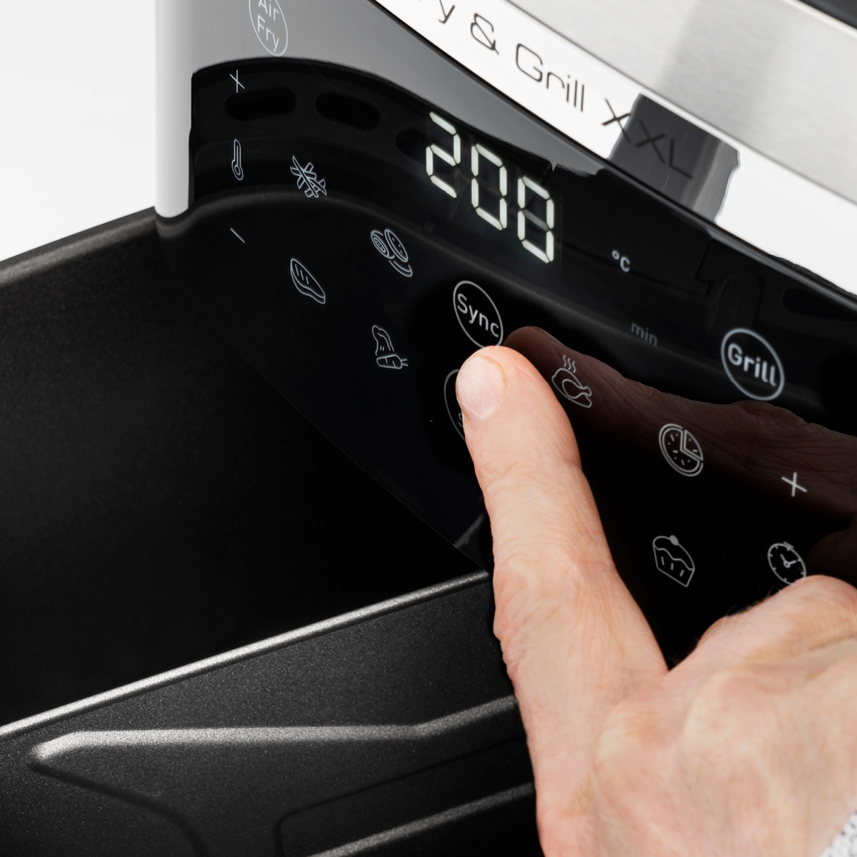 OBH Nordica Easy Fry & Grill XXL airfryer 6,5 L 2-in-1 silver