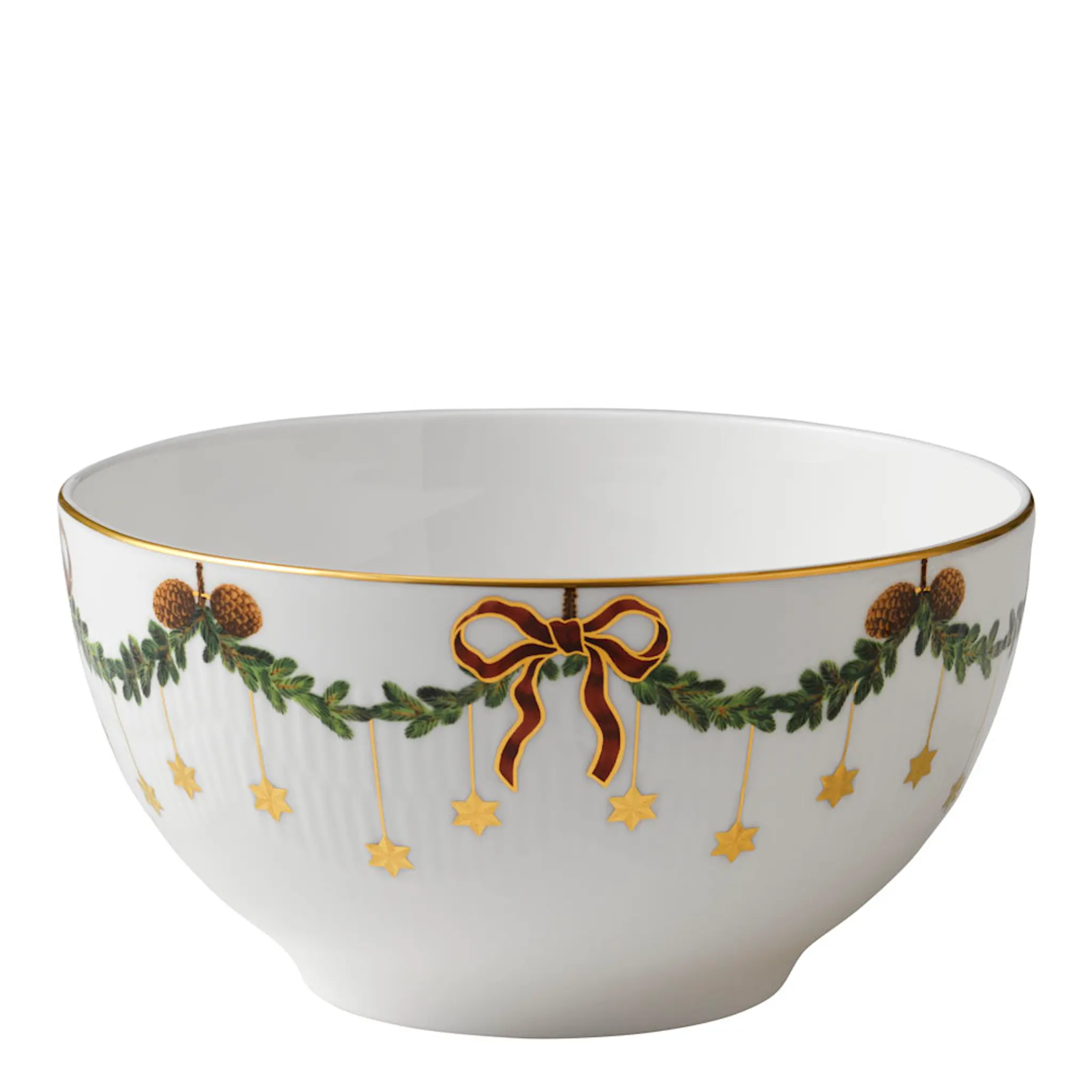 Royal Copenhagen Star Fluted Christmas Skål 1,8 L