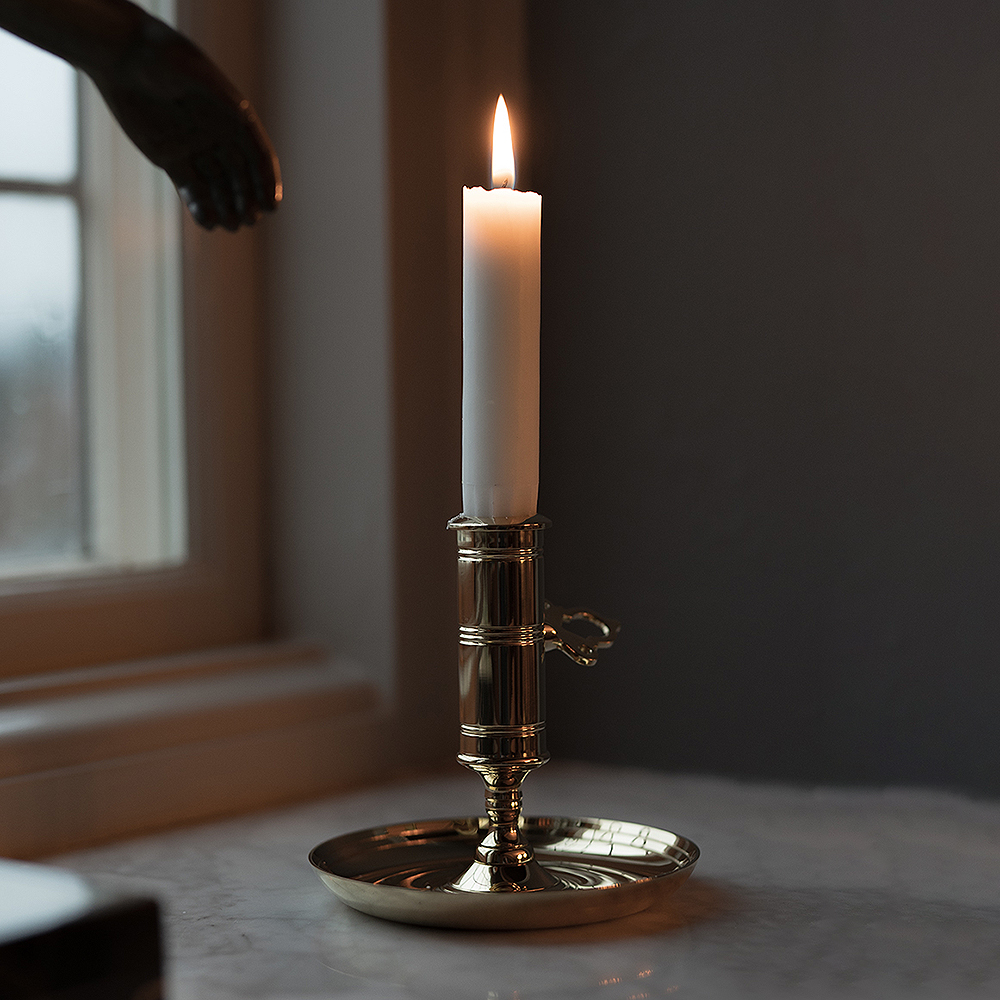 Skultuna Office kontorlysestake 11 cm messing