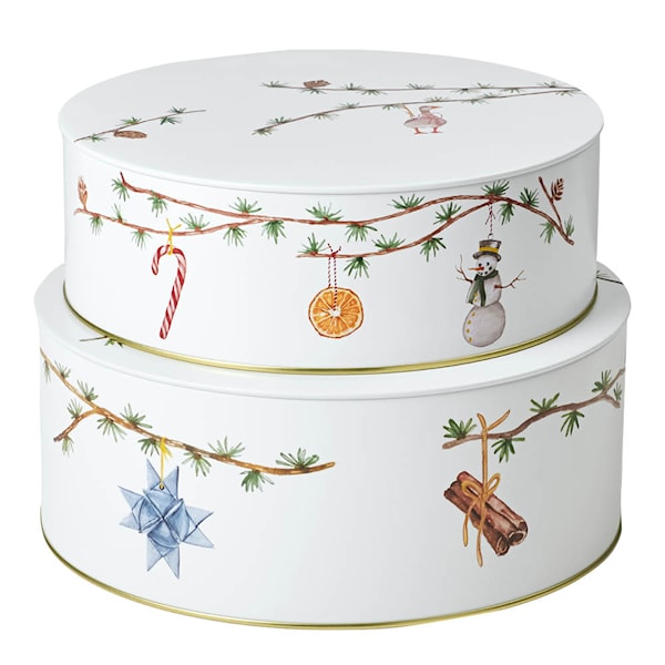 Hammershøi Christmas kakburk 2 delar vit