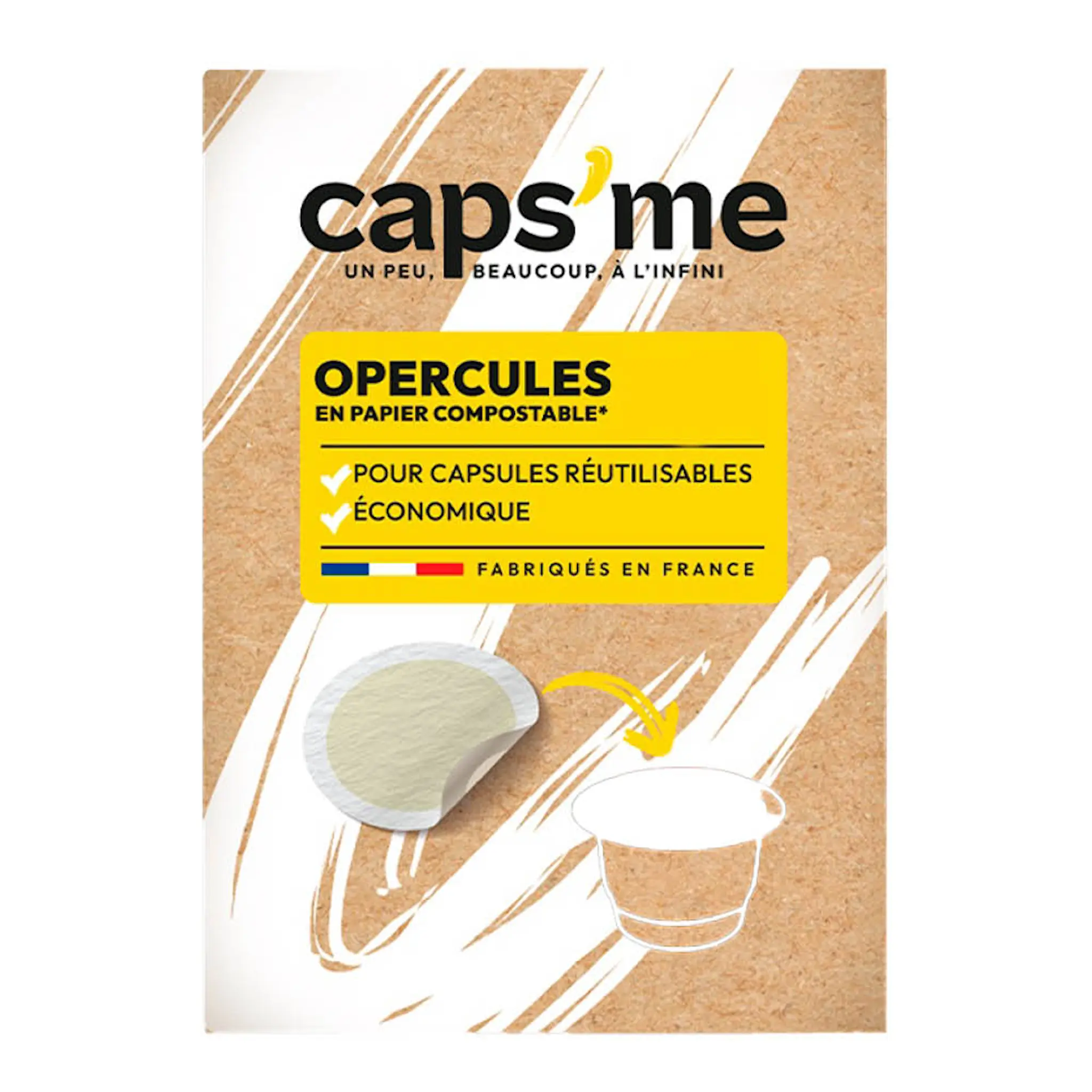 Caps Me Refill papperslock 102-pack