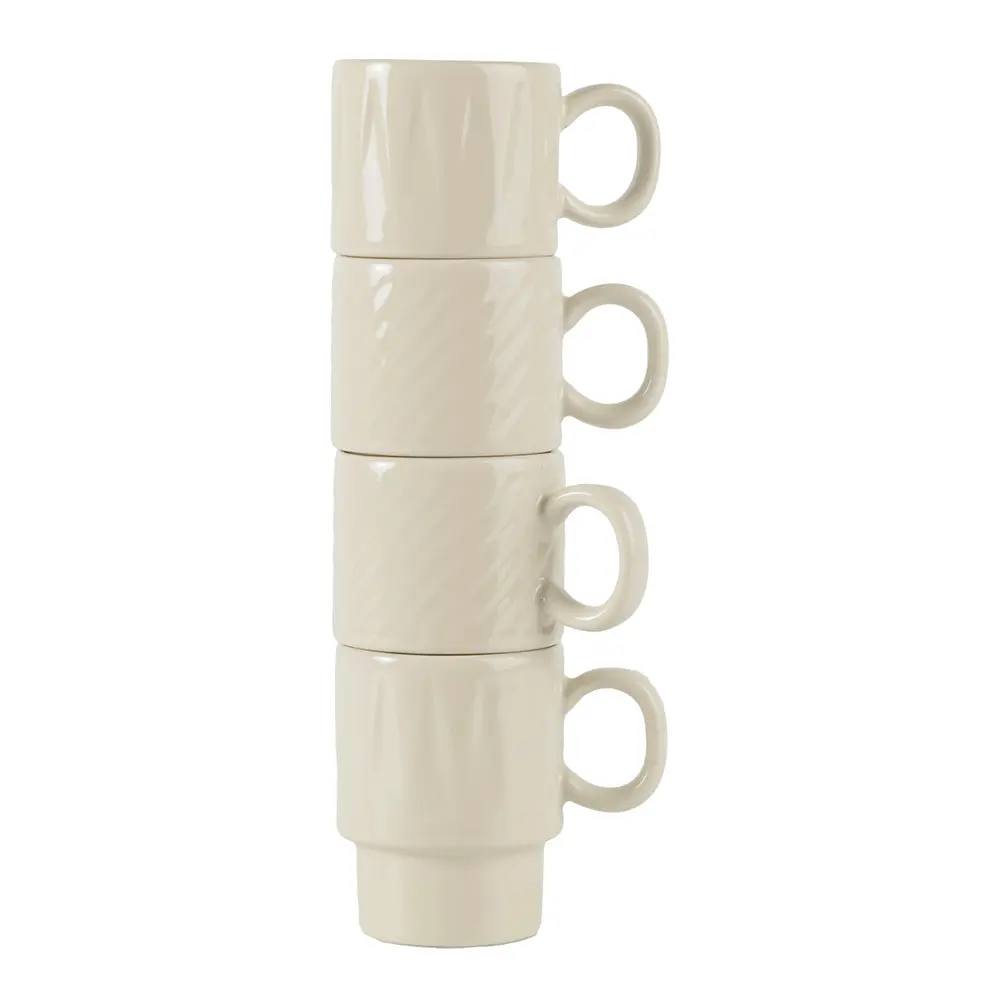 Coffee & More Espressokuppi 10 cl 4 kpl Beige