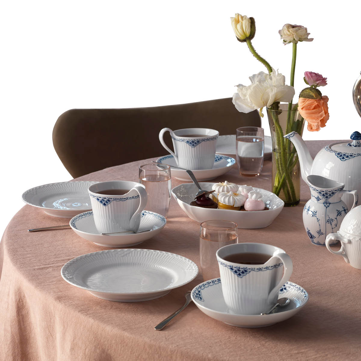 Royal Copenhagen Prinsesse kopp og skål 24 cl