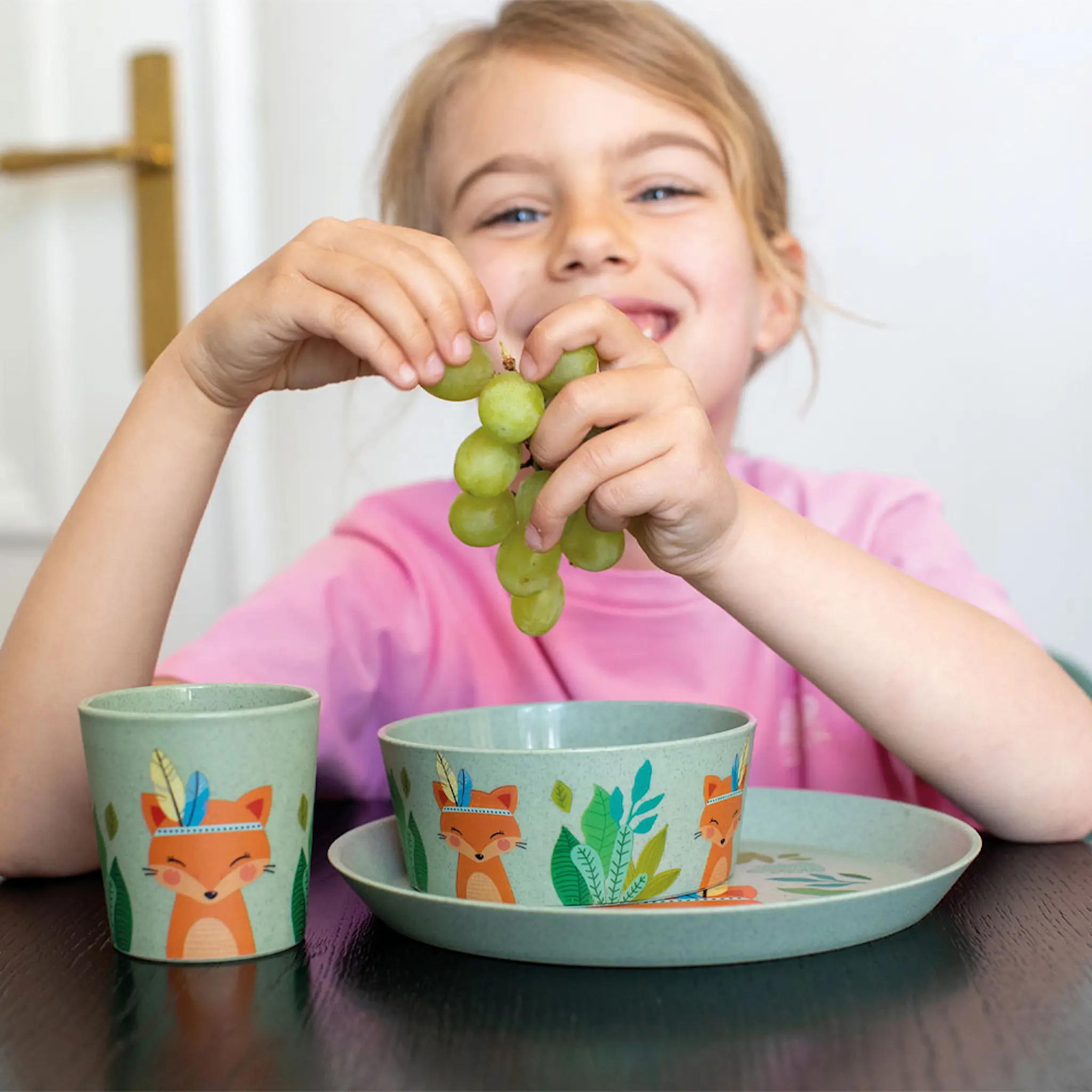 Koziol Connect Servis 3 delar Tallrik Skål Mugg Harry