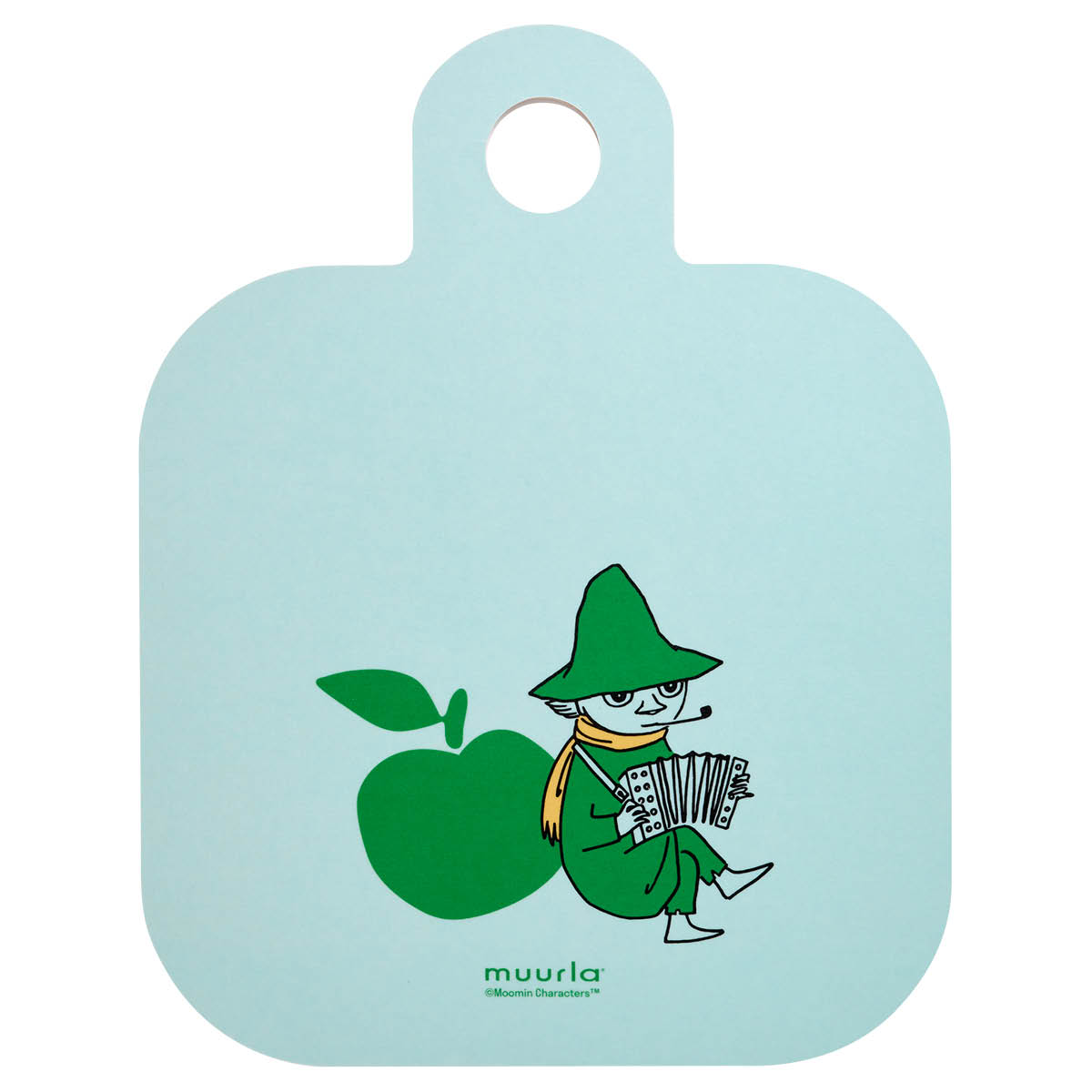 Muurla Mumin skärbräda / serveringsbricka 25x32 cm Glada Äpplen