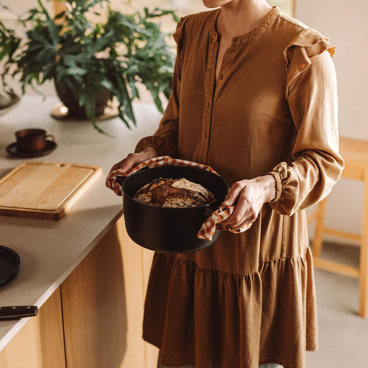 Fiskars Folken gryte med lokk 4L