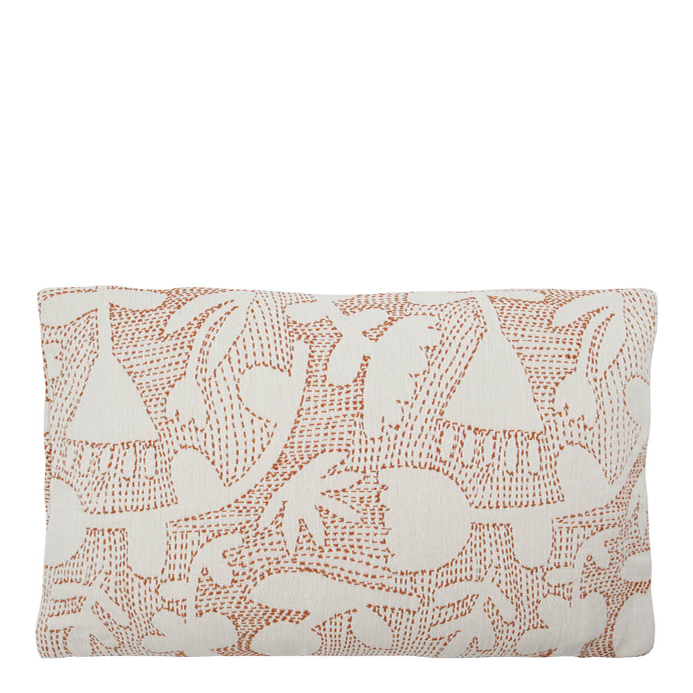 House Doctor - Sari Tyynynpäällinen 50x30 cm Offwhite/Ruskea