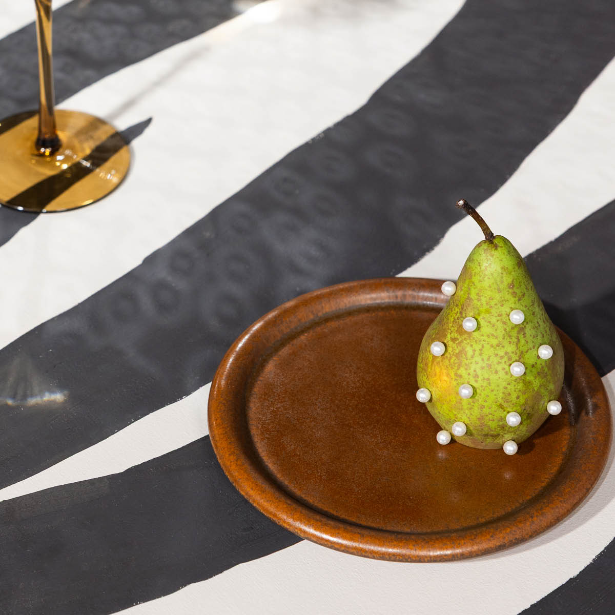 ByOn Porto assiett 17 cm brun