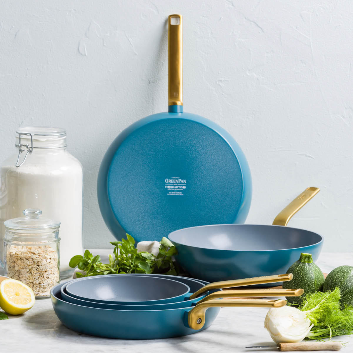 GreenPan Evolution keraaminen paistinpannu 24 cm sininen