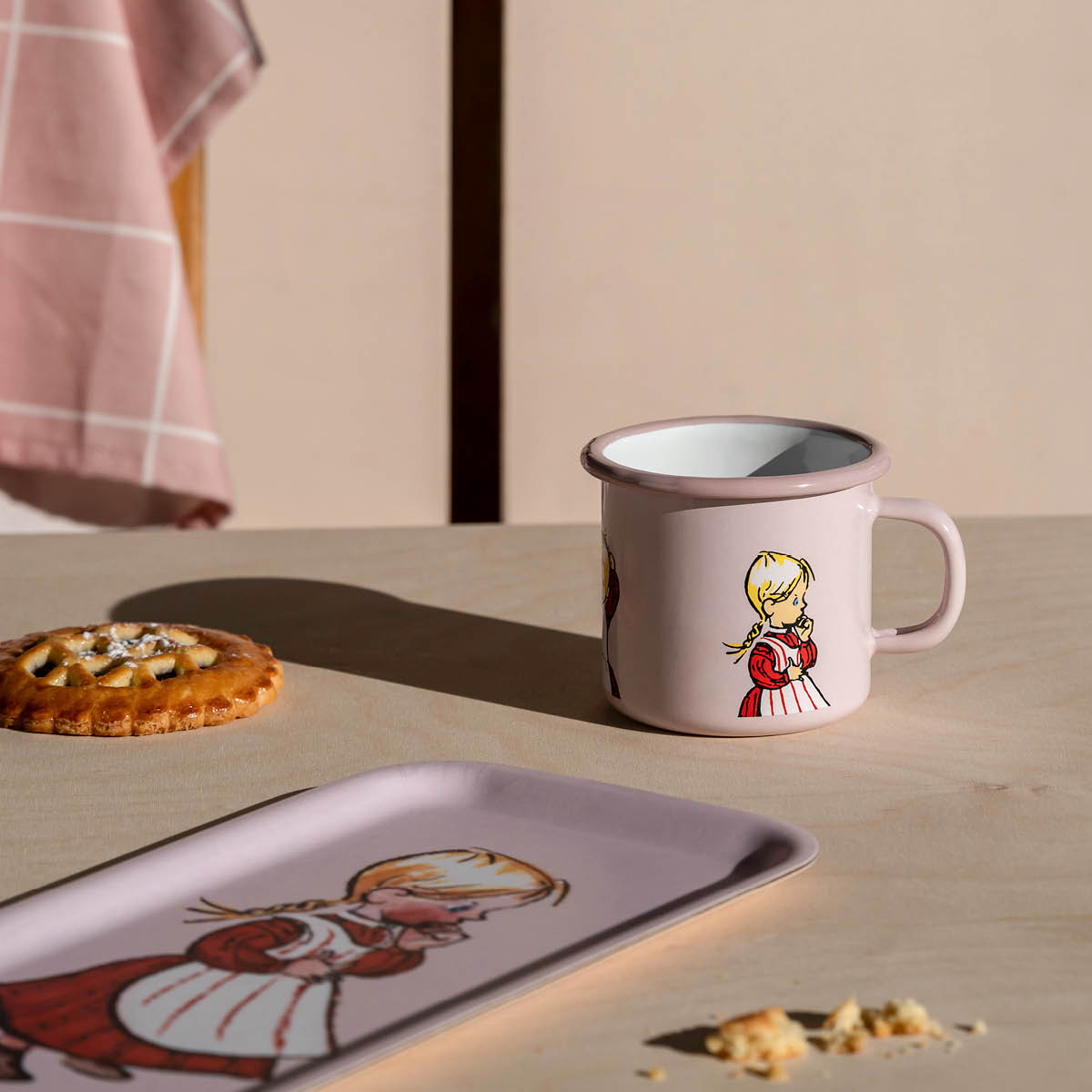 Muurla Eemeli Emalimuki Ida 25 cl Vaaleanpunainen