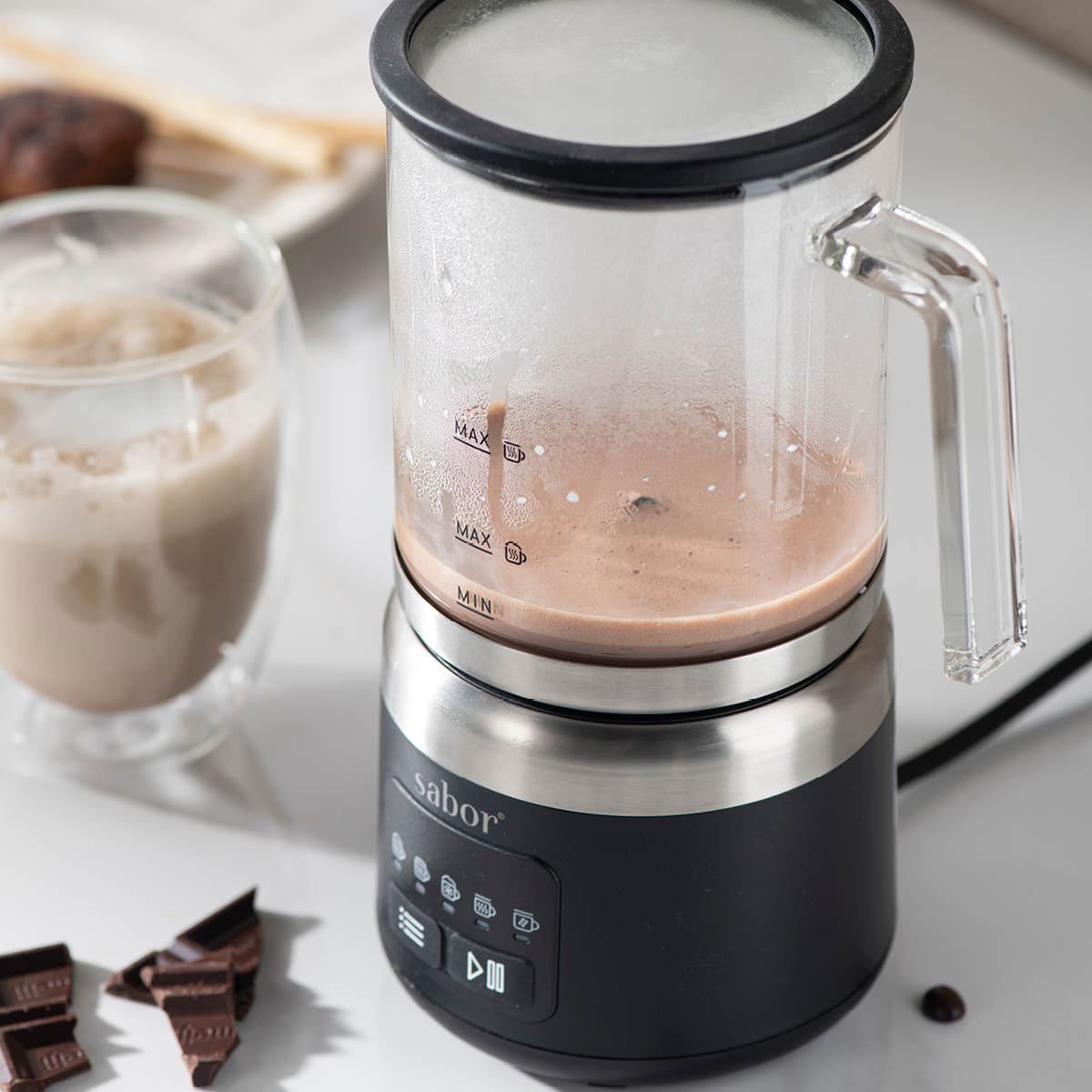 Sabor Ultimate melkeskummer 0,5L svart