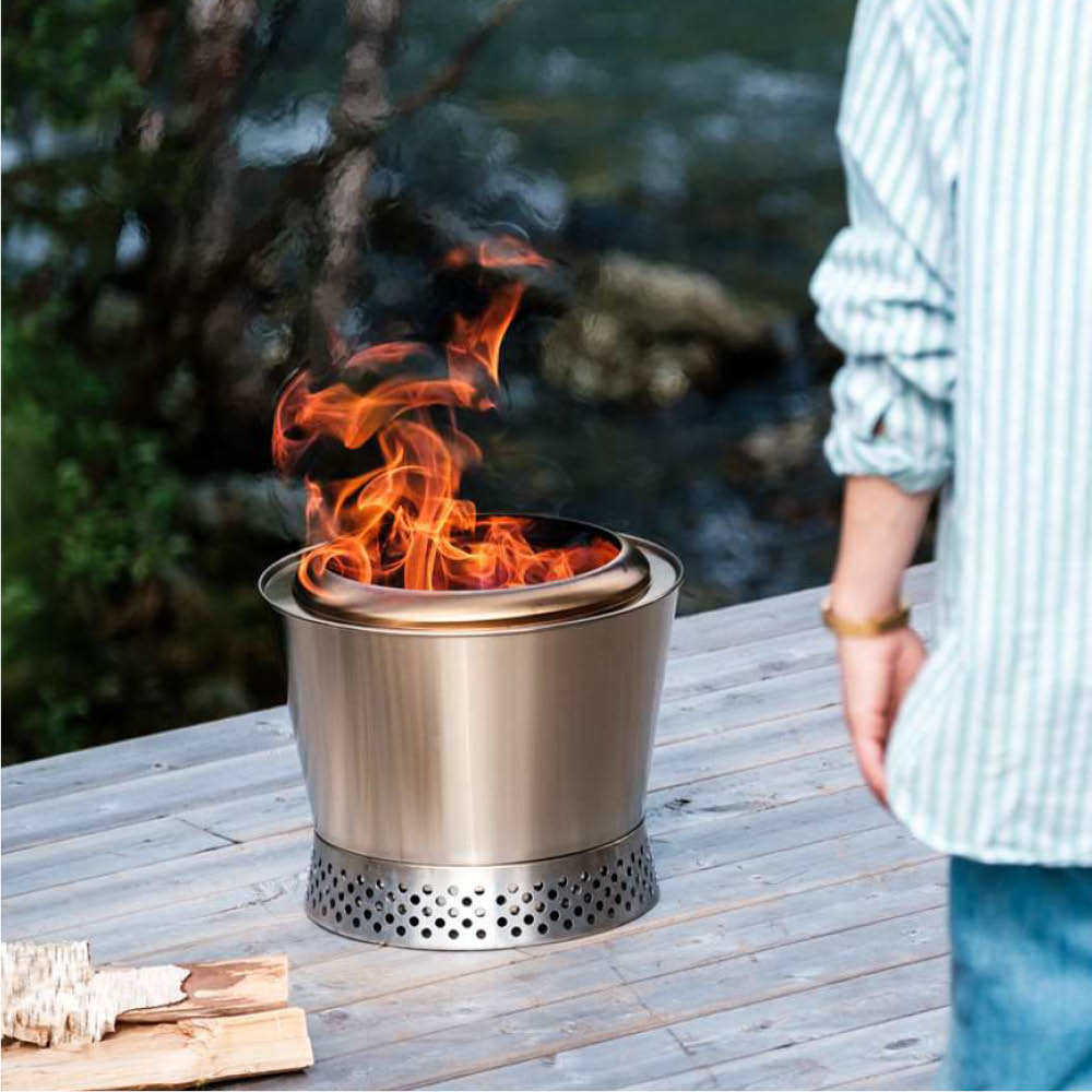 Espegard Lue 40 eldtunna renbrännande eldstad stål