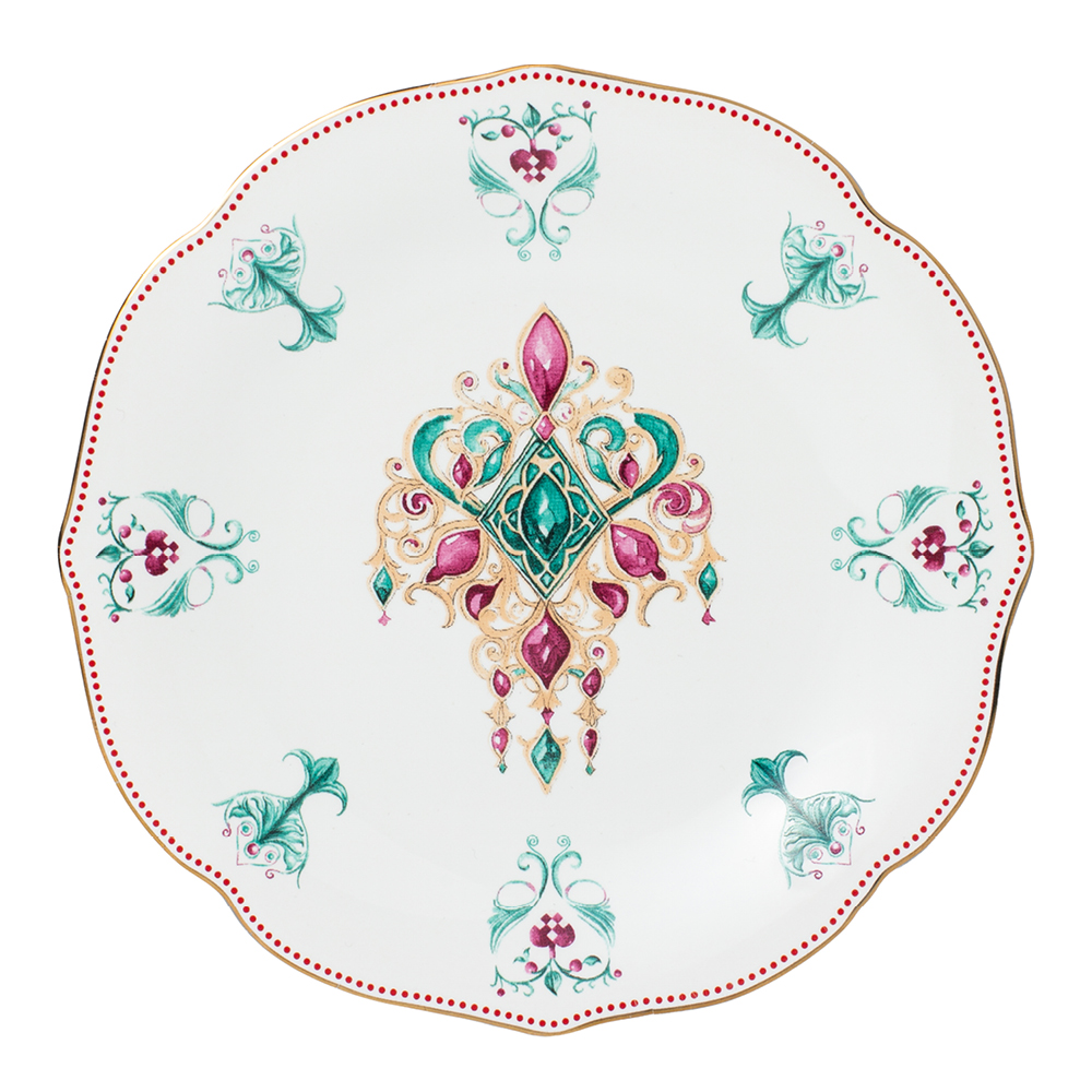 Magnor Lucia Lautanen 17 cm Valkoinen/Punainen/Vihreä