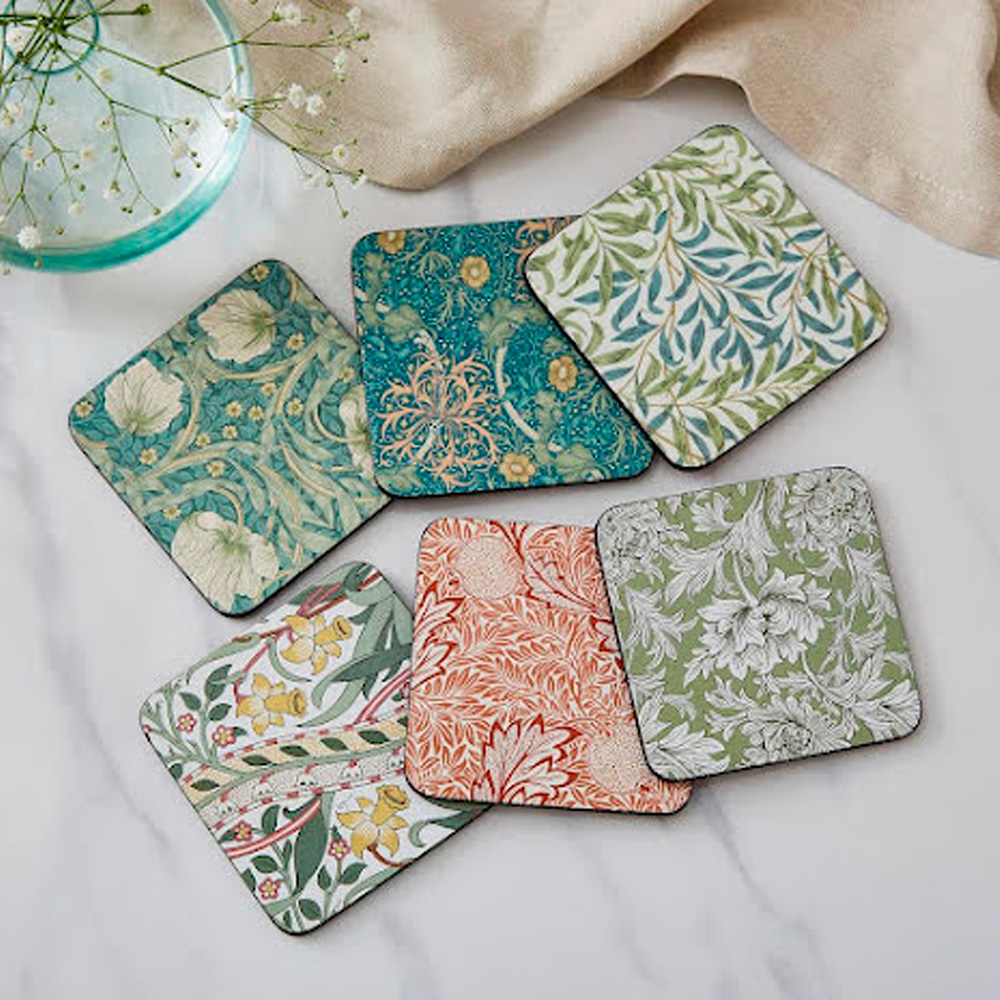 Morris & Co Glassunderlag miks 6 stk